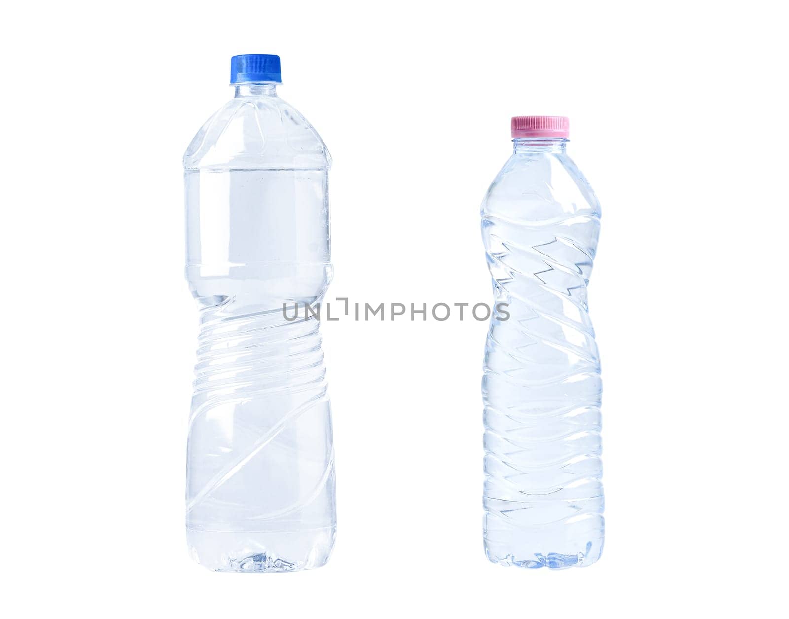 Plastic water bottle isolated on white background. by pamai