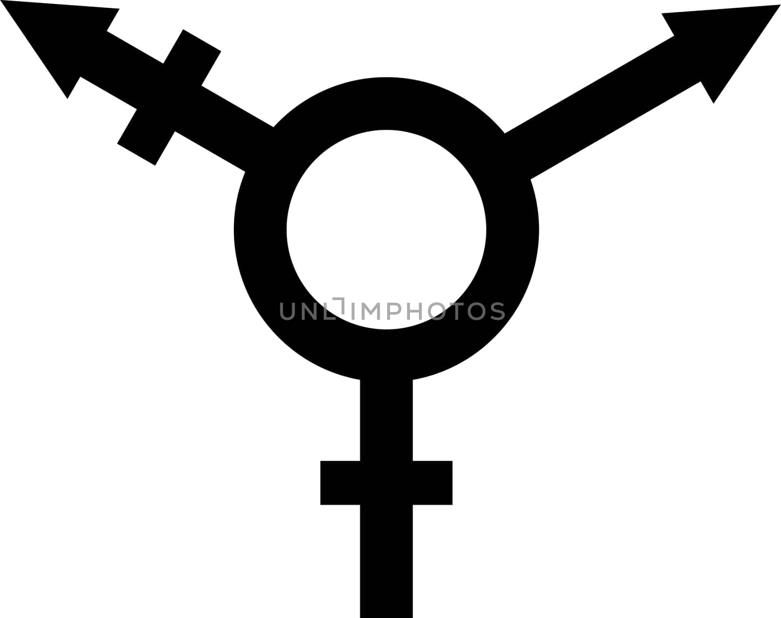 Sign symbol gender equality, Male, female transgender equality concept by koksikoks
