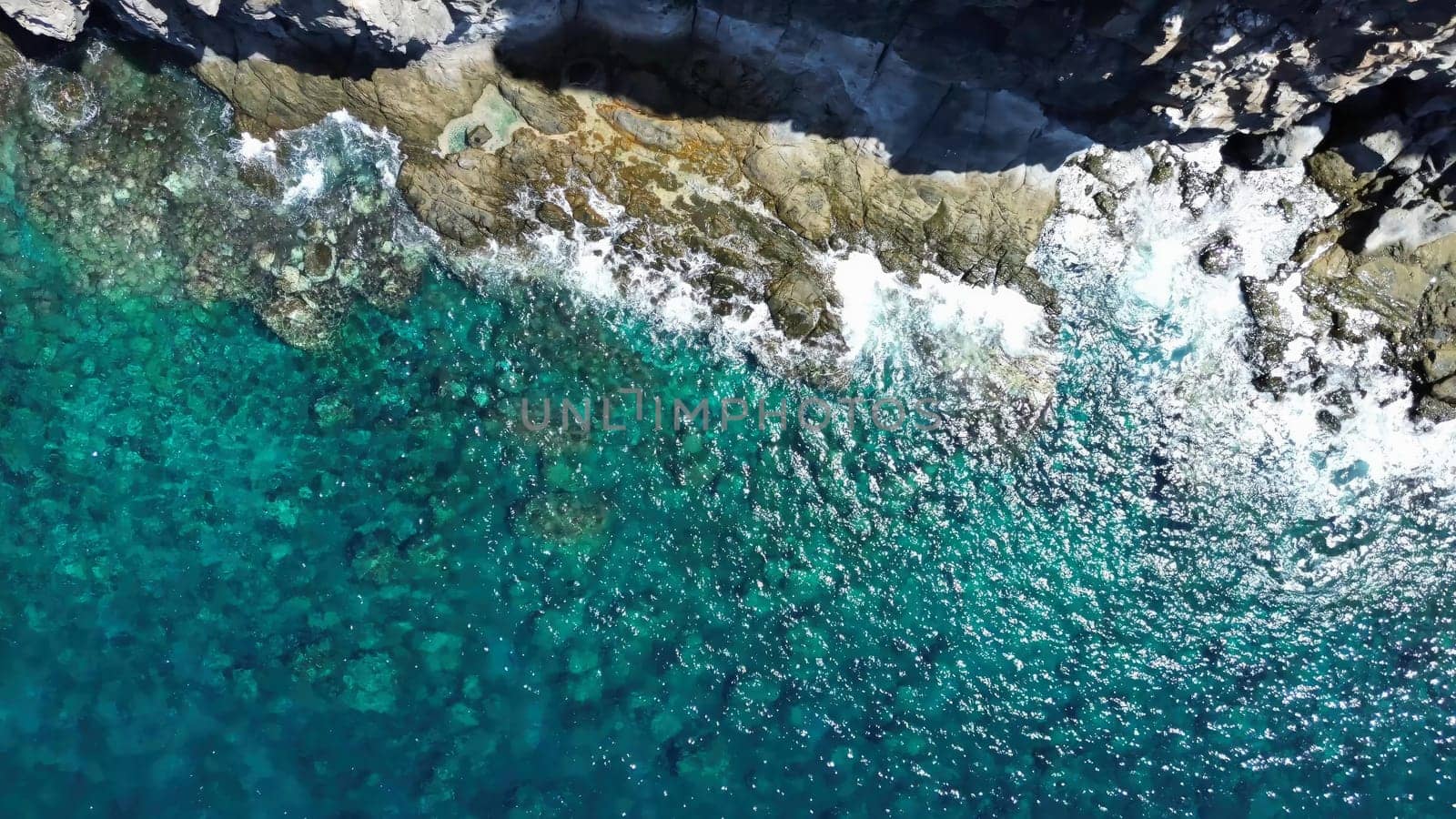 Big atlantic ocean waves meet the rocky coasts of the Canary Island of Tenerife by MP_foto71