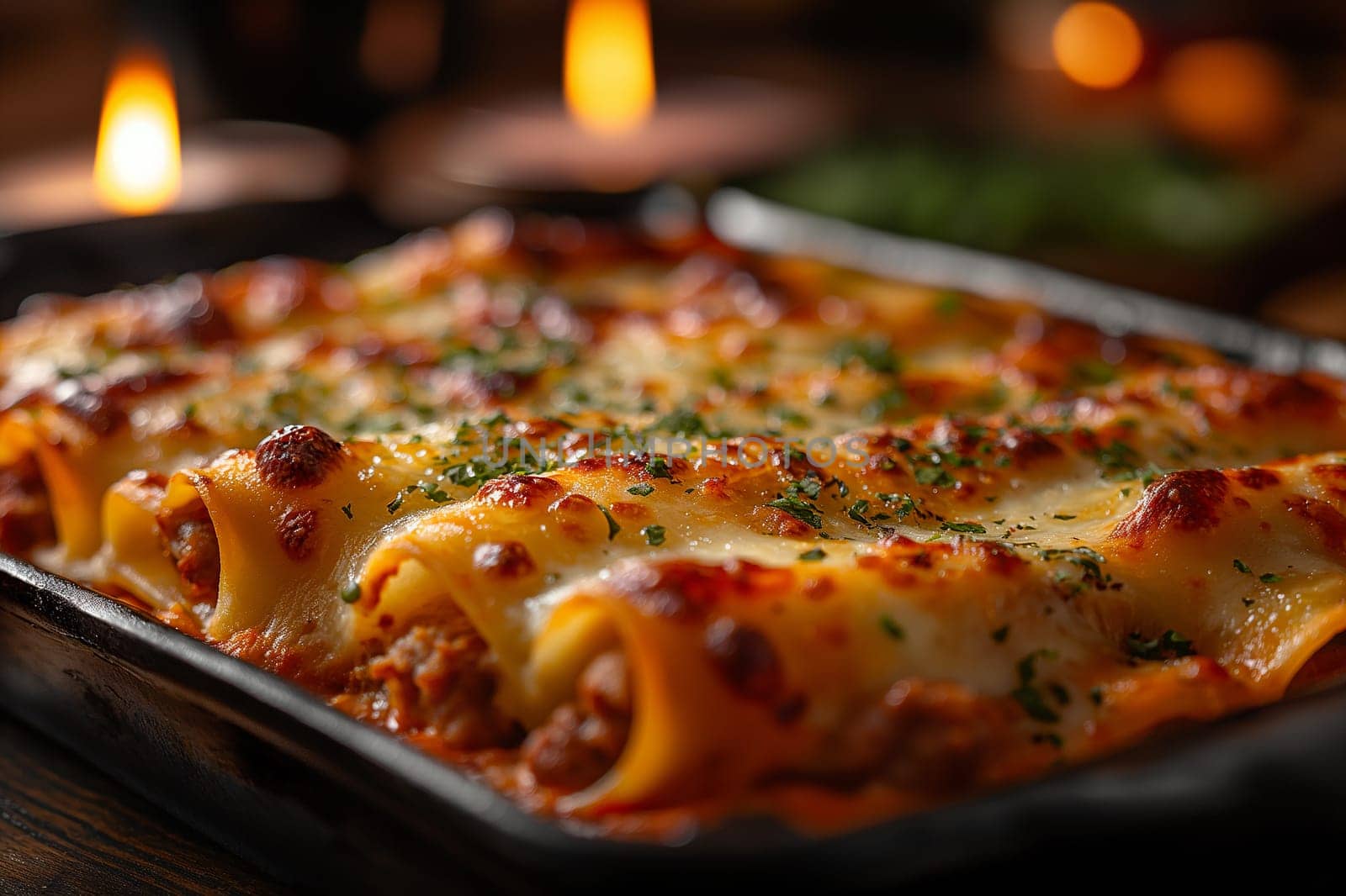 Delicious homemade lasagna with meat, cheese, and pasta, perfect for dinner and baking enthusiasts