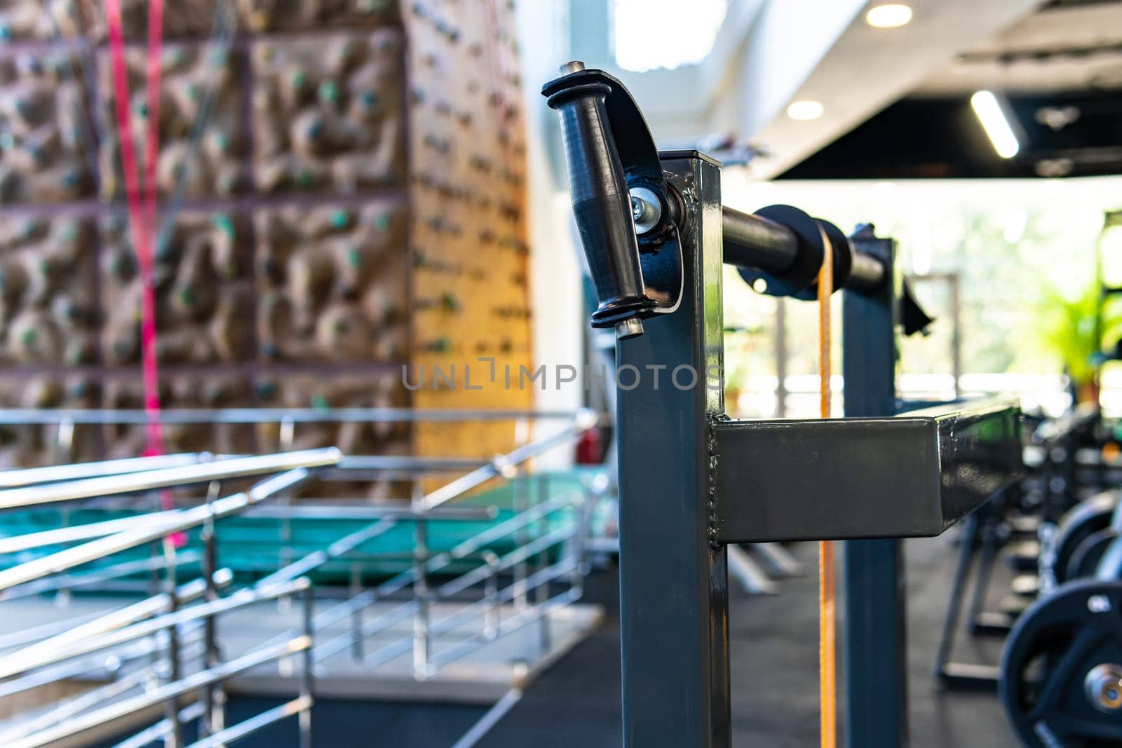 machine gym health fitness modern equipment lifestyle exercise sport heavy club healthy