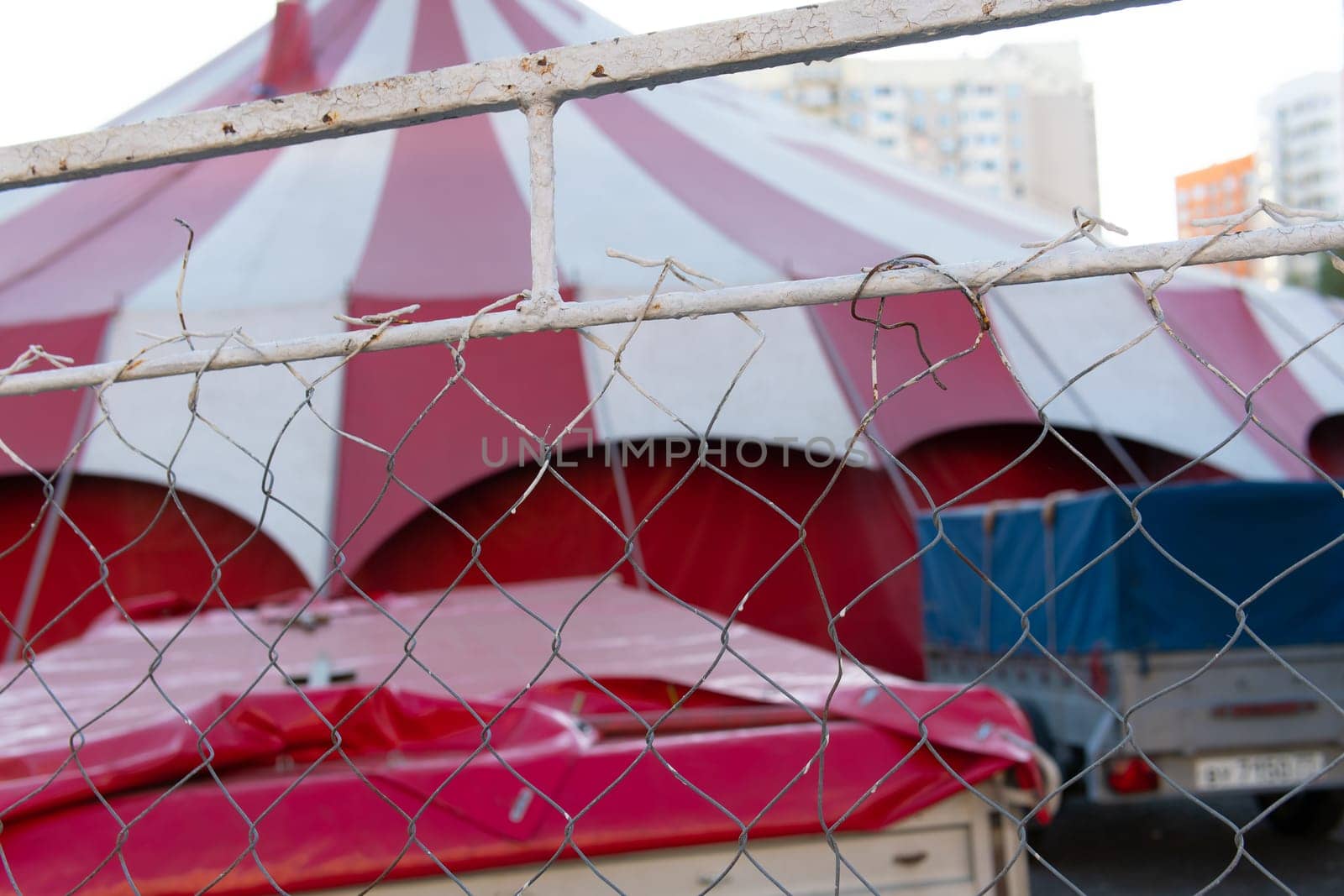 clown entertainment fun circus festival show background fair amusement colorful tent