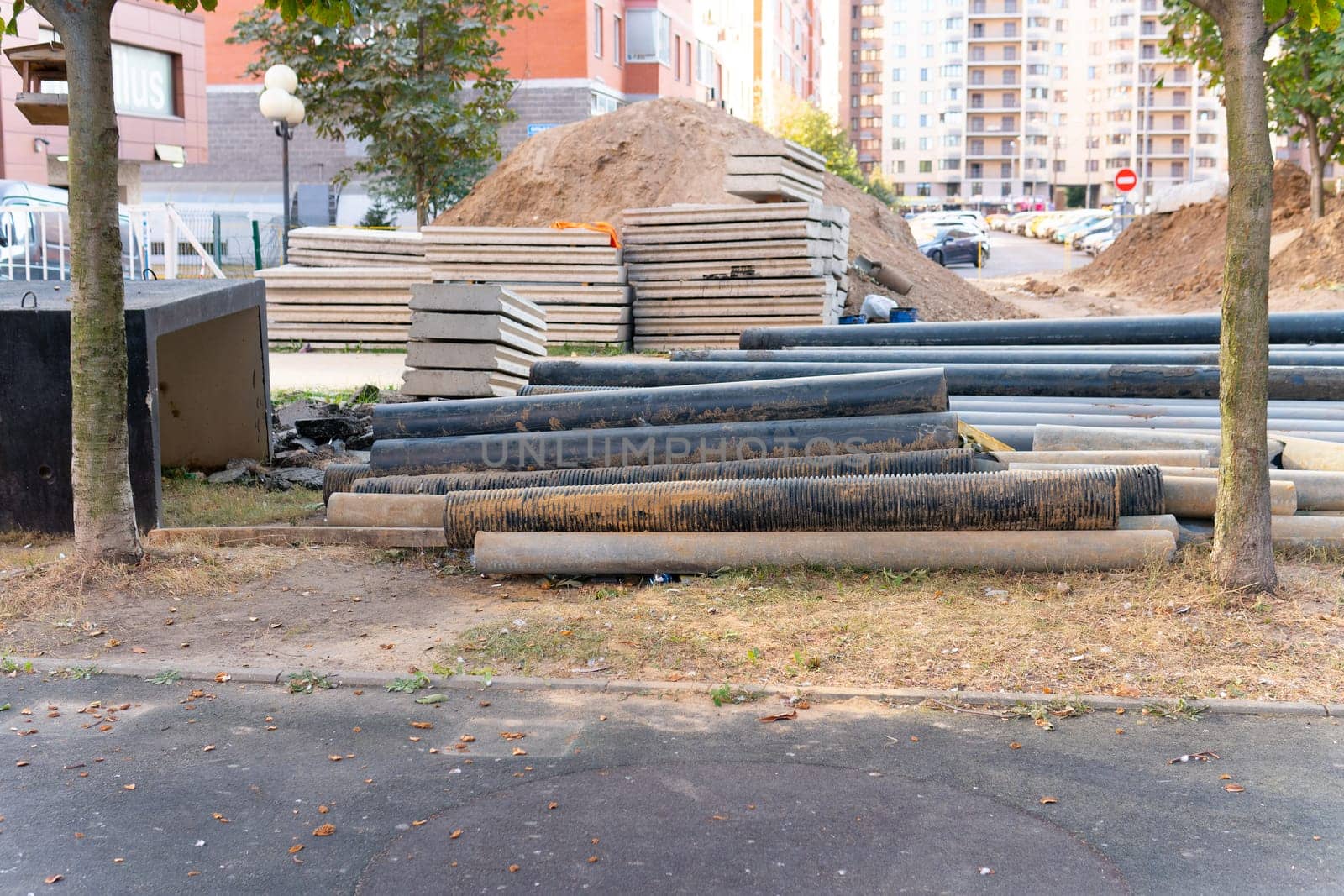 pipe industrial water construction pipeline engineering equipment supply tube drainage drain plumbing