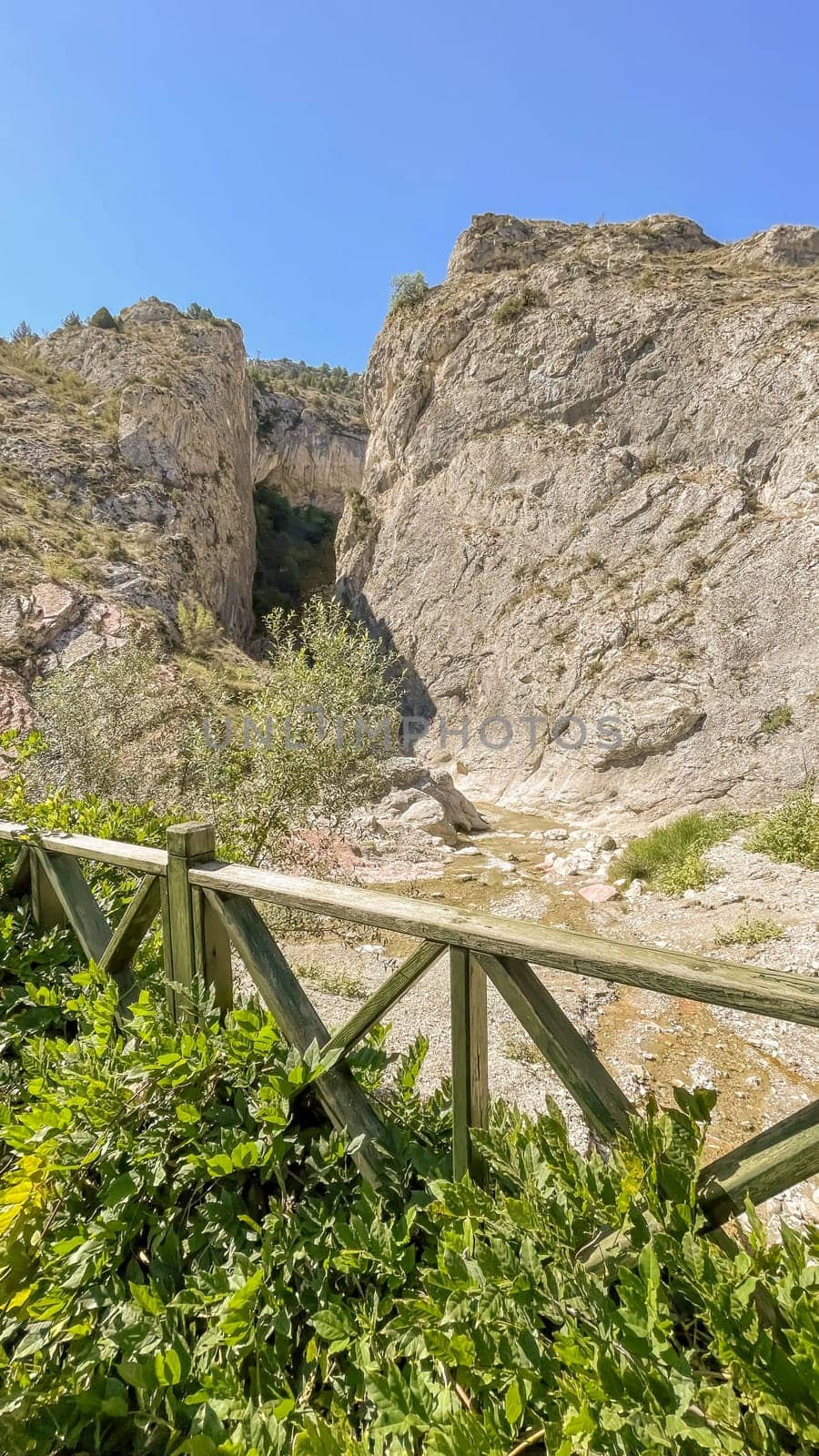 Harmankaya Canyon, Bilecik, Turkey. Harmankaya Canyon is located in Harmankaya Nature Park. Magnificent natural scenery, hills and rocks in which the canyon is located.