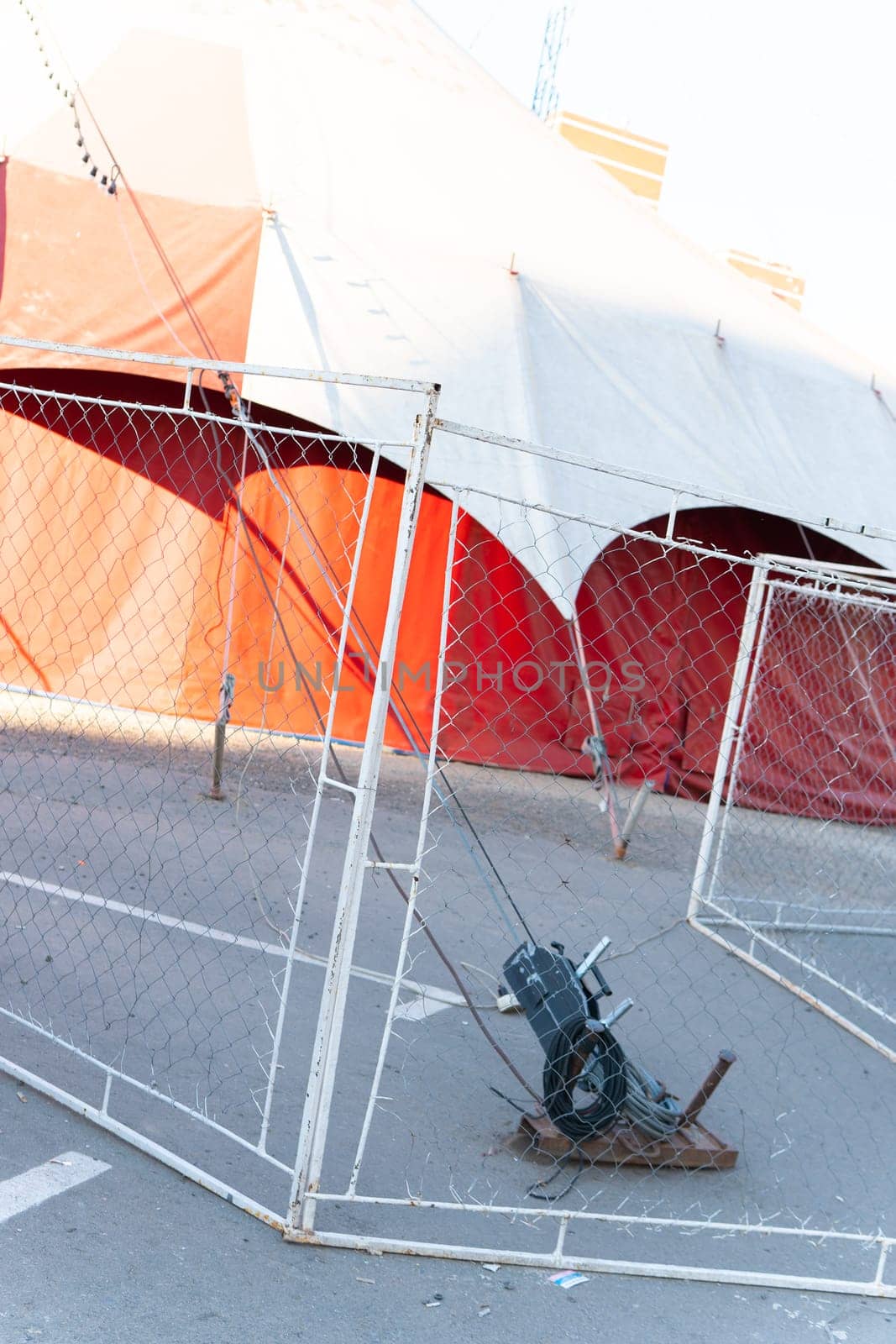 entertainment amusement tent festival background fun fair circus colorful show clown