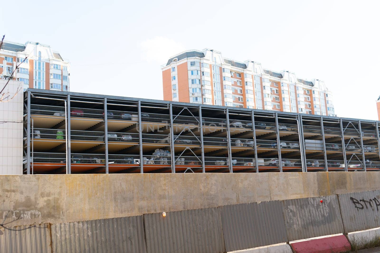 ramp paid parkade modern park background multi postmodern parking architecture lot garage white