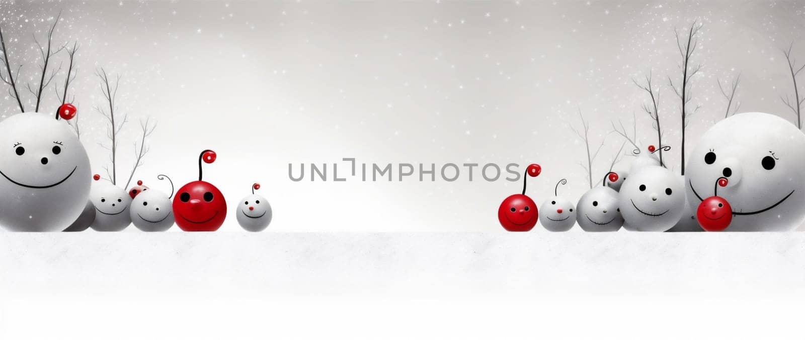 winter sphere celebration christmas holiday decoration white bauble ball ornament. Generative AI. by Vichizh