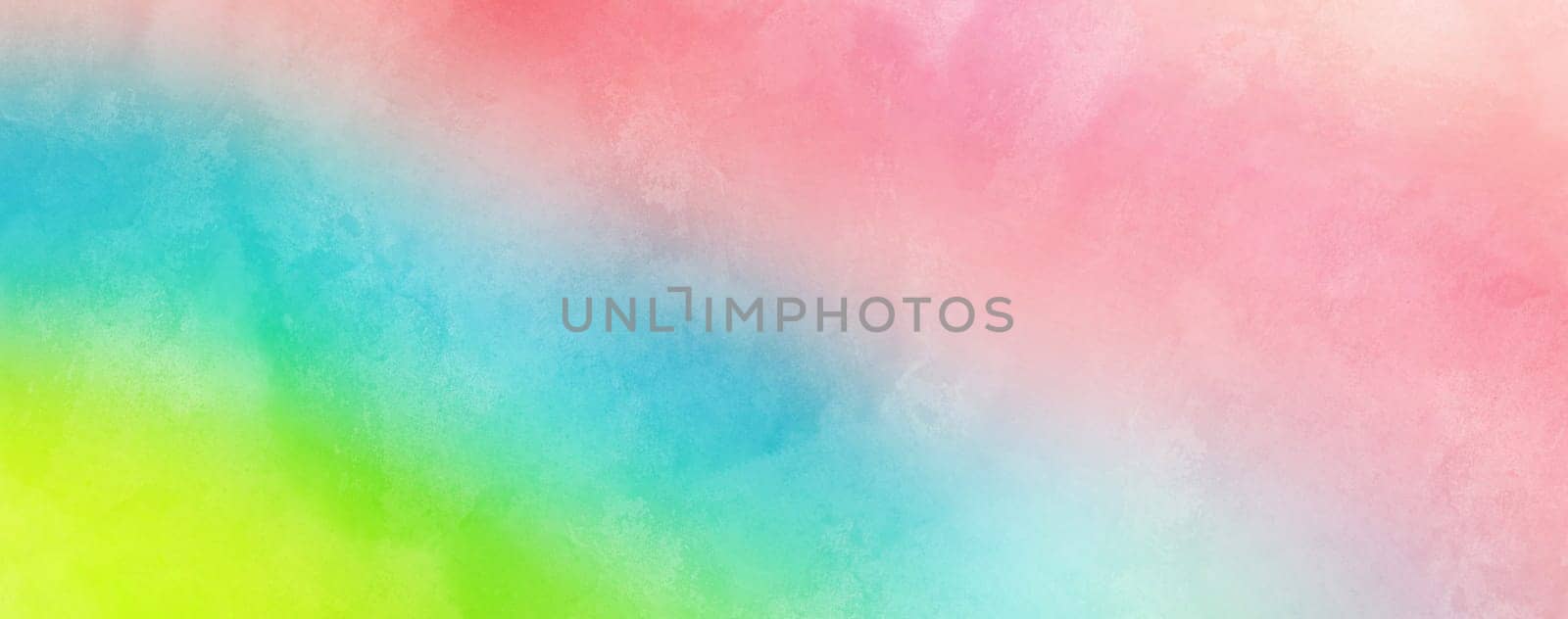 Abstract Watercolor Background with Blending Colors Banner Background