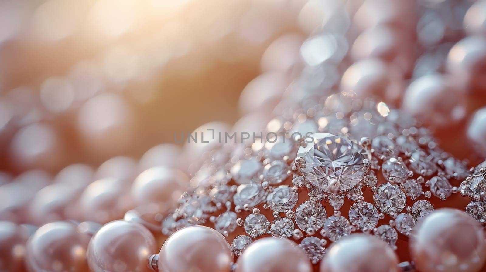 Luxury jewelry with diamonds.