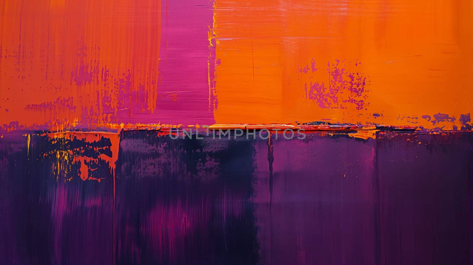 Abstract painting with vibrant colors, bold brushstrokes, and contemporary art canvas texture