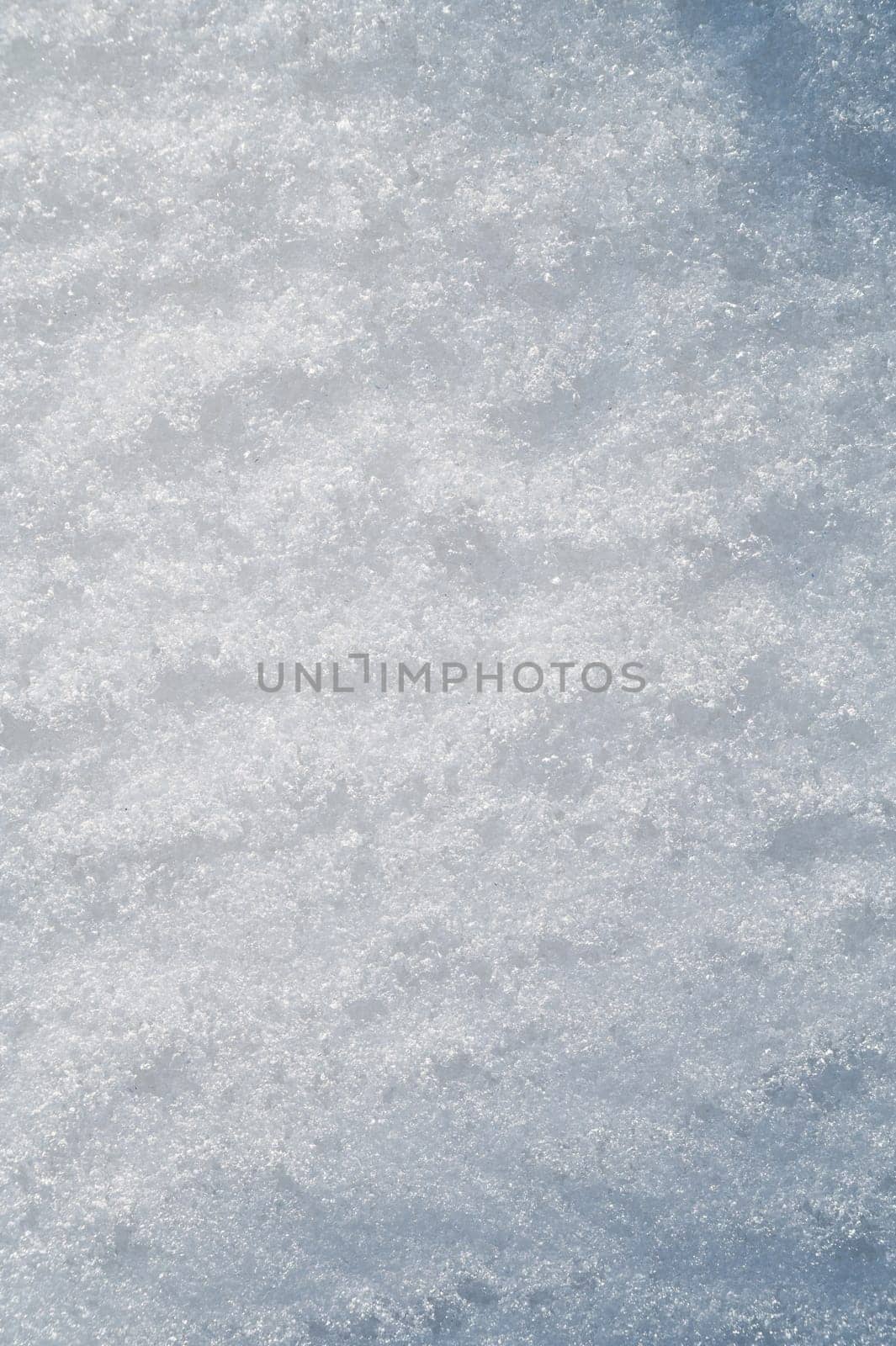 white smooth texture of snow on a cold winter day