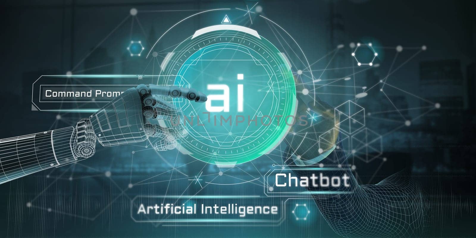 Infographics about artificial intelligence and Chatbot. by ConceptCafe