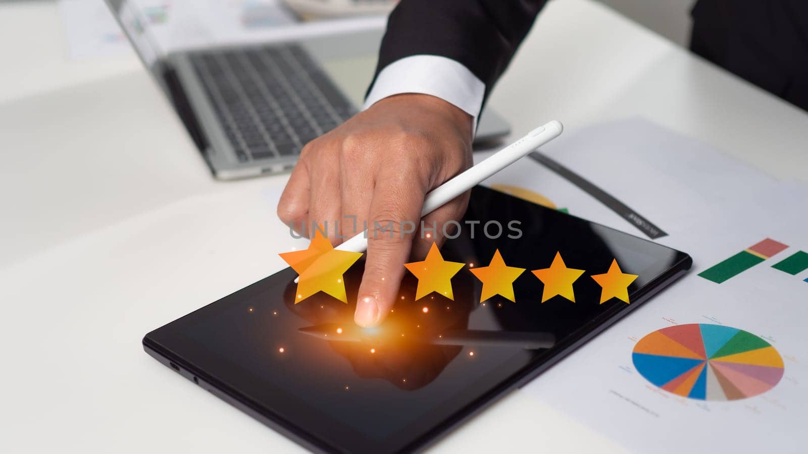 Customer Satisfaction Survey concept, service experience rating online application, customer evaluation product service quality, satisfaction feedback review, very good quality most.