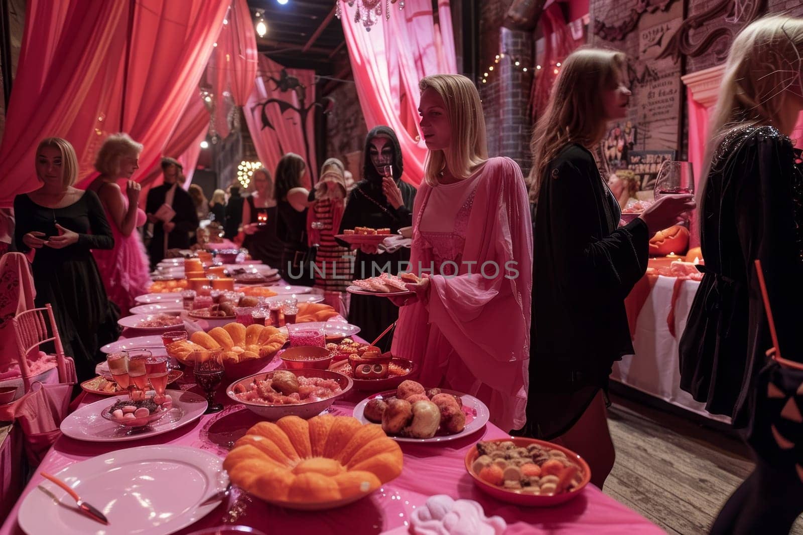 Spooktacular halloween bash festive costumes, eerie decor, and themed treats await guests