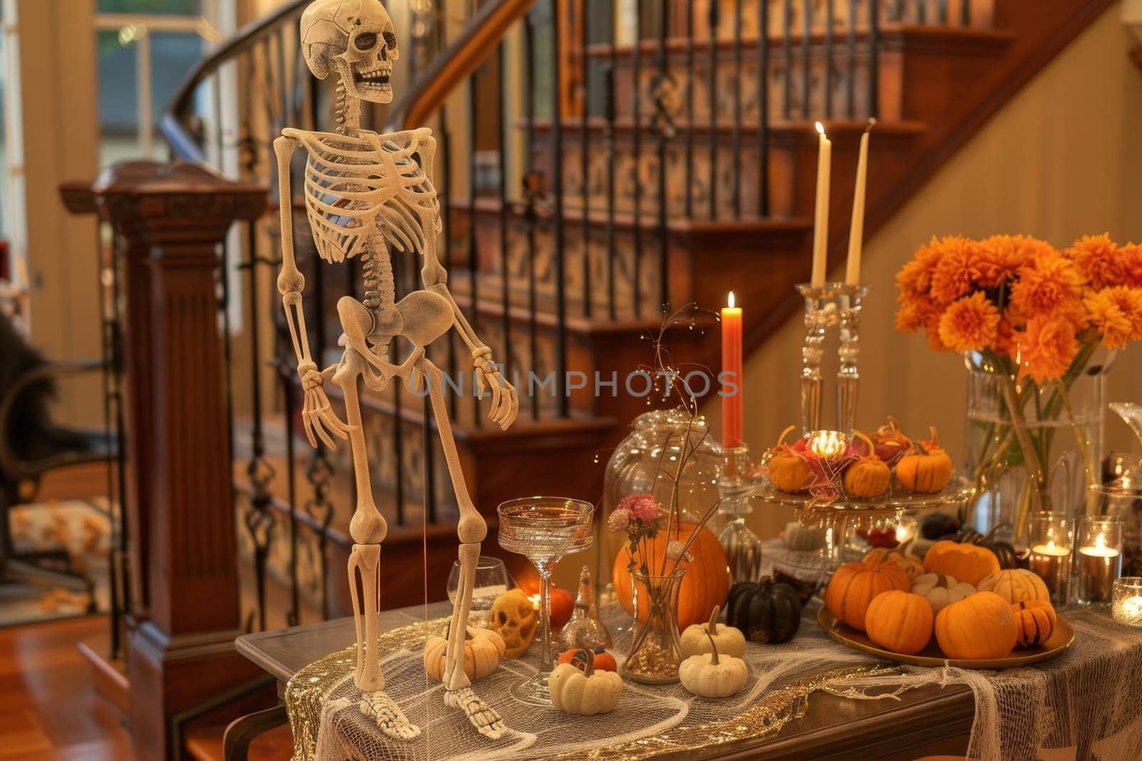 Spooky halloween party highlights featuring costumed guests, themed treats, and eerie decor