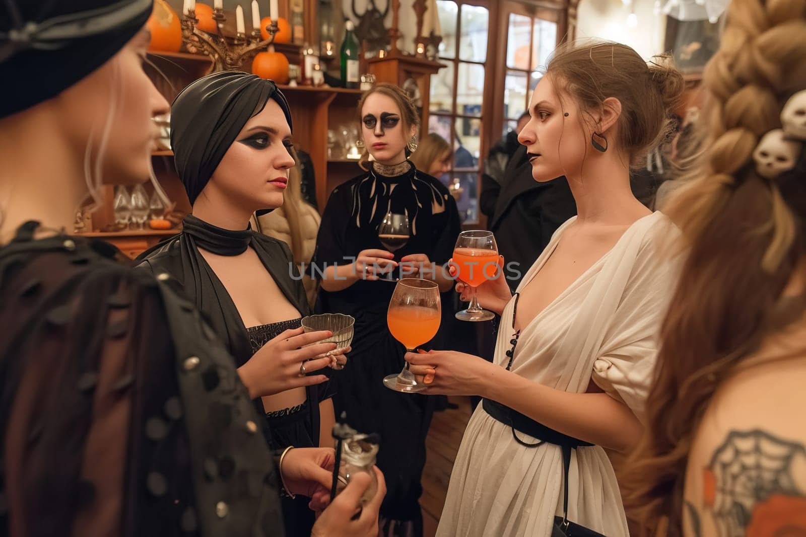 Spooky halloween party highlights festive costumes, eerie decorations, and themed treats