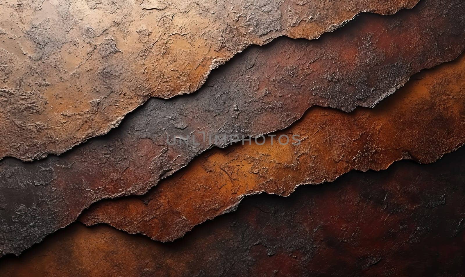 Creative brown background with texture. Selective focus.