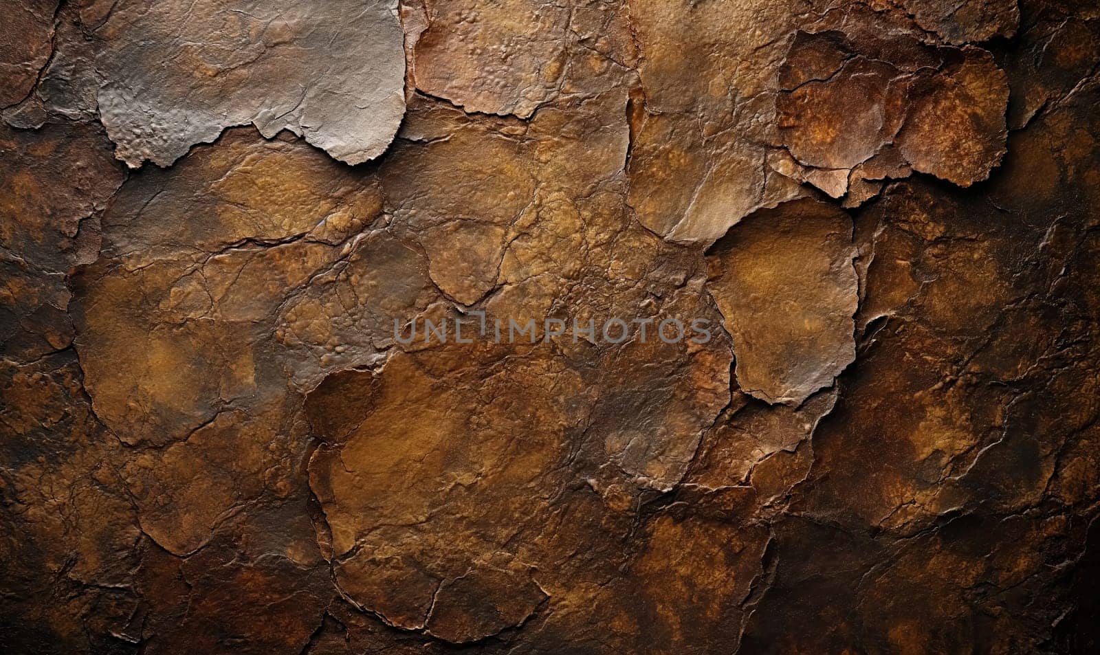 Creative brown background with texture. Selective focus.