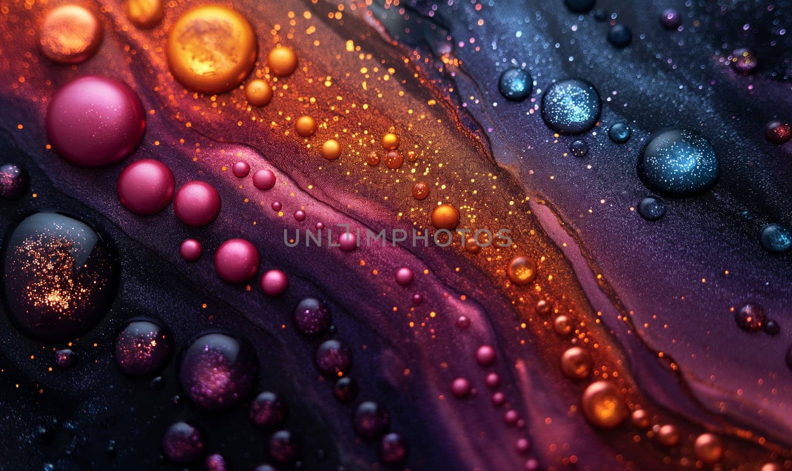 Abstract colorful background with wavy texture. Selective focus.