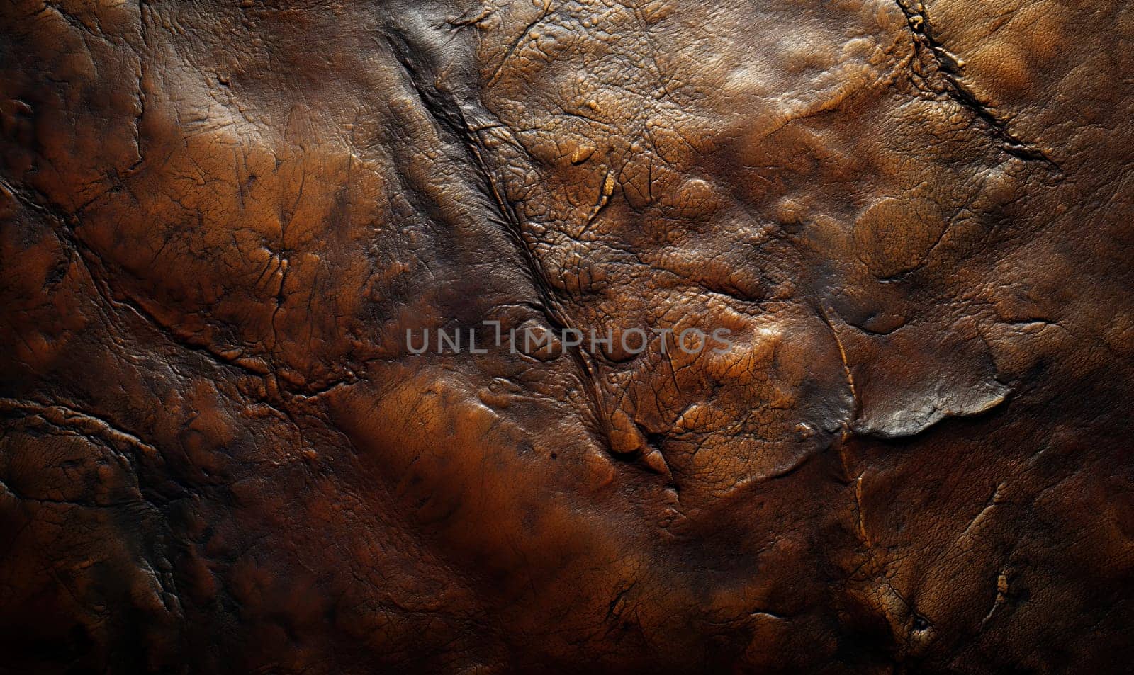 Creative brown background with texture. Selective focus.