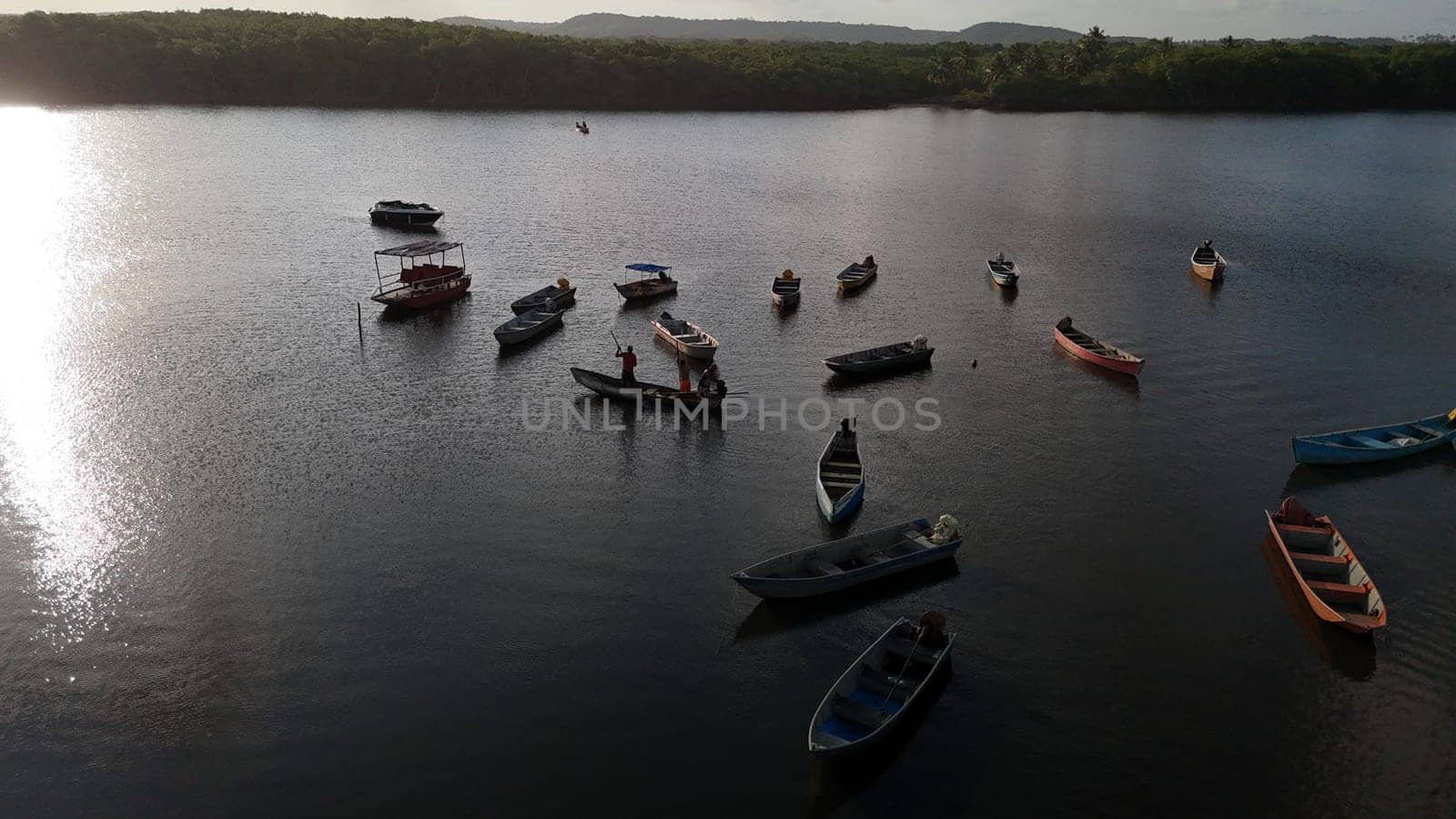conde, bahia, brazil - september 9, 2024: fishing boat port in the district of Siribinha in the municipality of Conde.