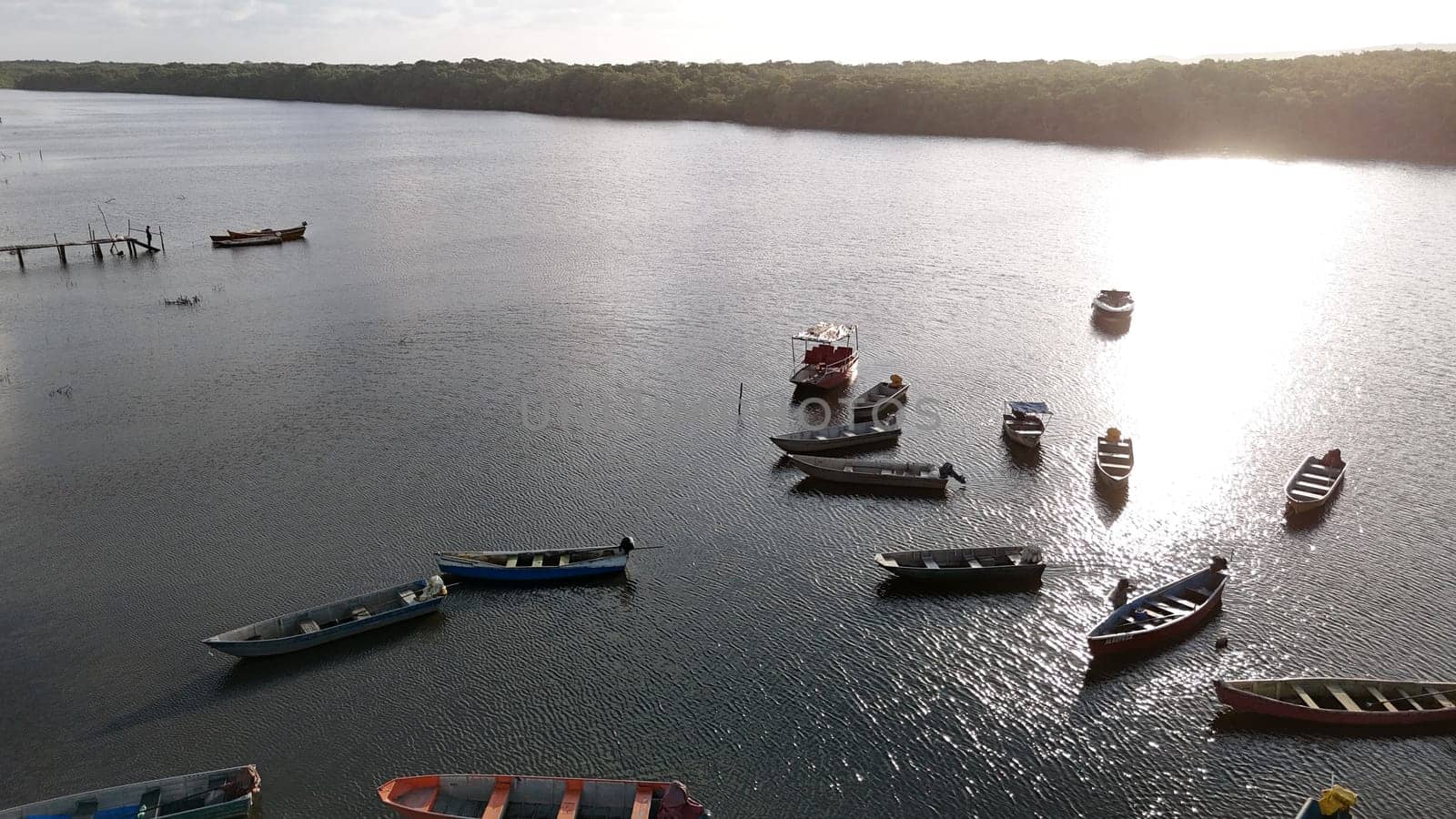 conde, bahia, brazil - september 9, 2024: fishing boat port in the district of Siribinha in the municipality of Conde.