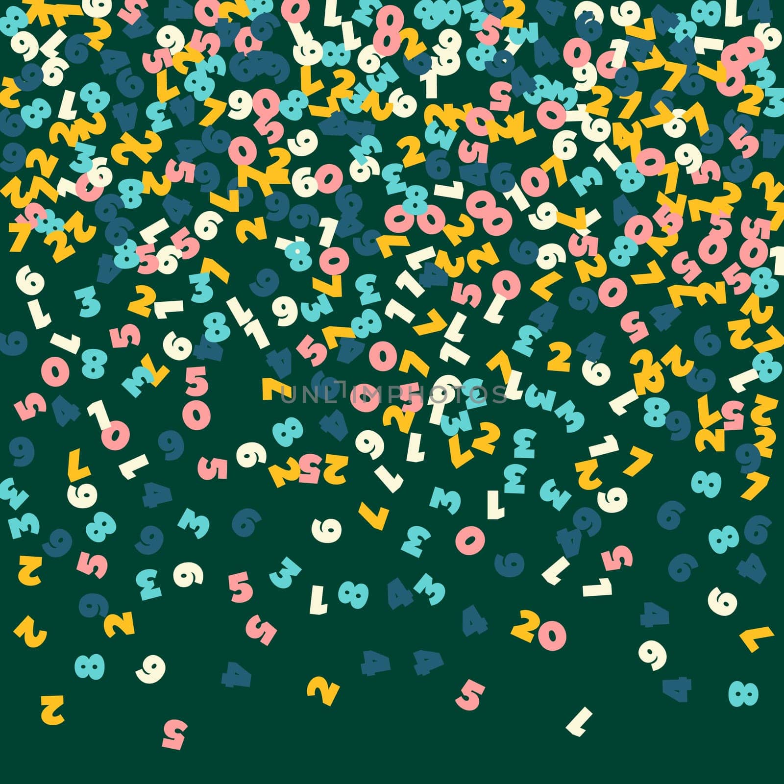 Falling letters of English language. Colorful childish flying characters of Latin alphabet. Foreign languages study concept. Back to school banner .