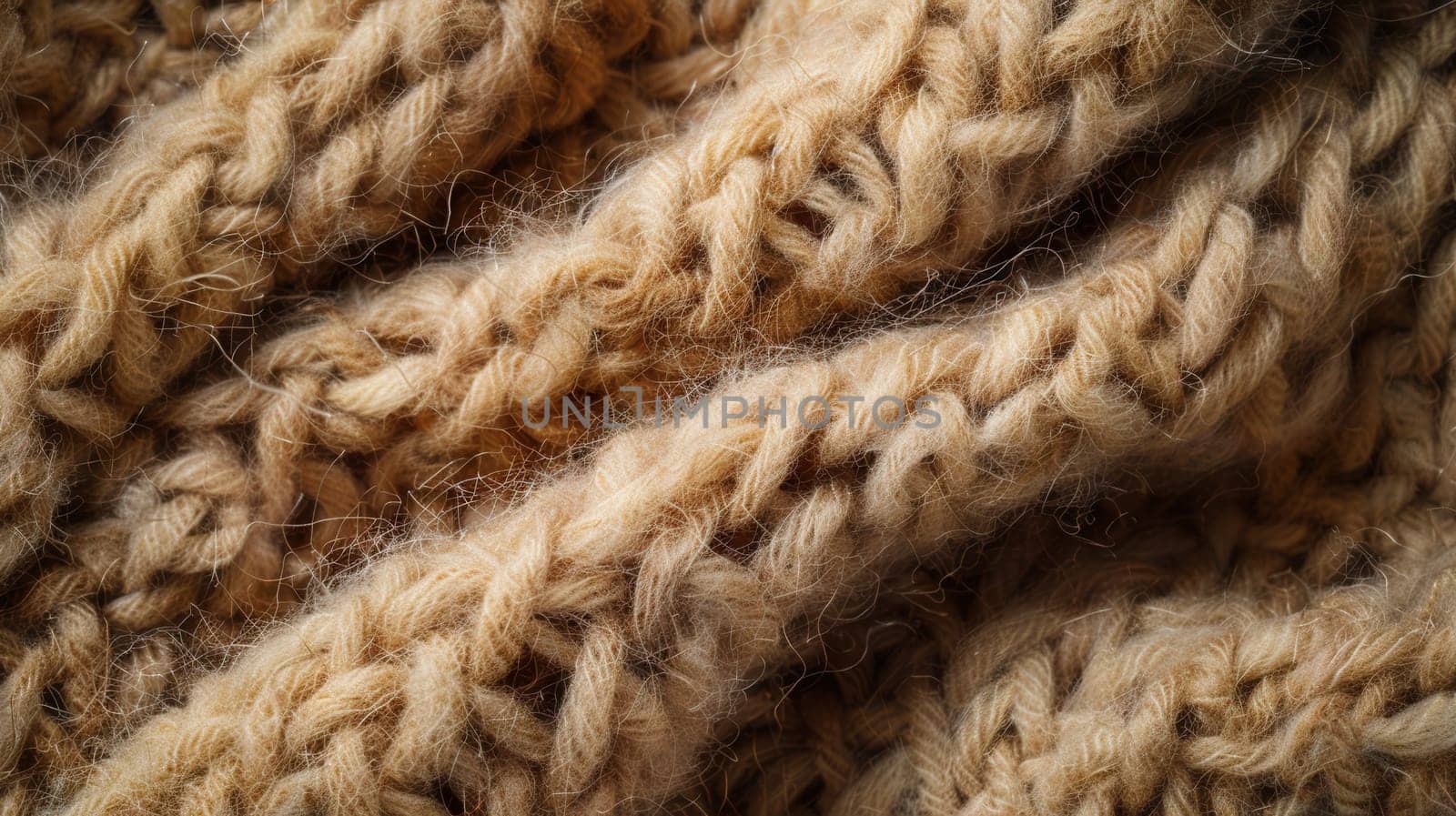 Close-up of woolen knit texture backdrop