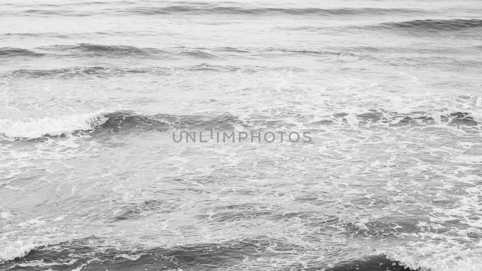 Real photo sea water waves, abstract background, nature power, pale grey light contrast matte more tone in stock.