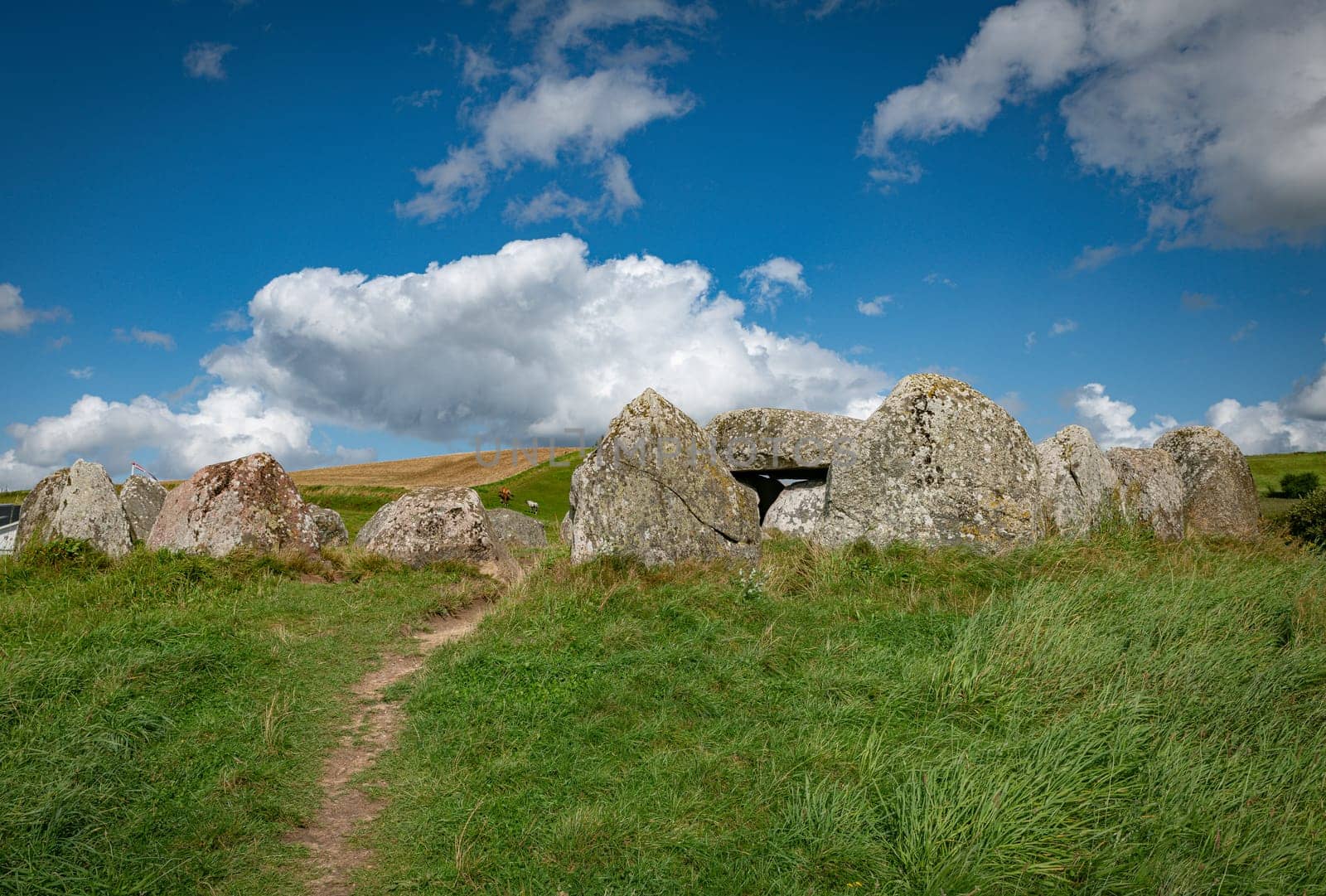 This is the largest stone circle in Denmark and is believed to date back to 3300 BC