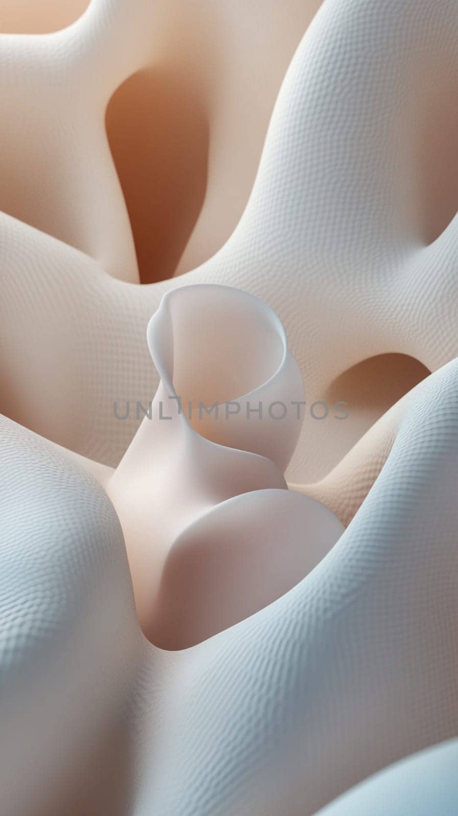 Abstract background showing transparent spheres floating in pink liquid with a 9,16 aspect ratio, perfect for mobile phone wallpaper