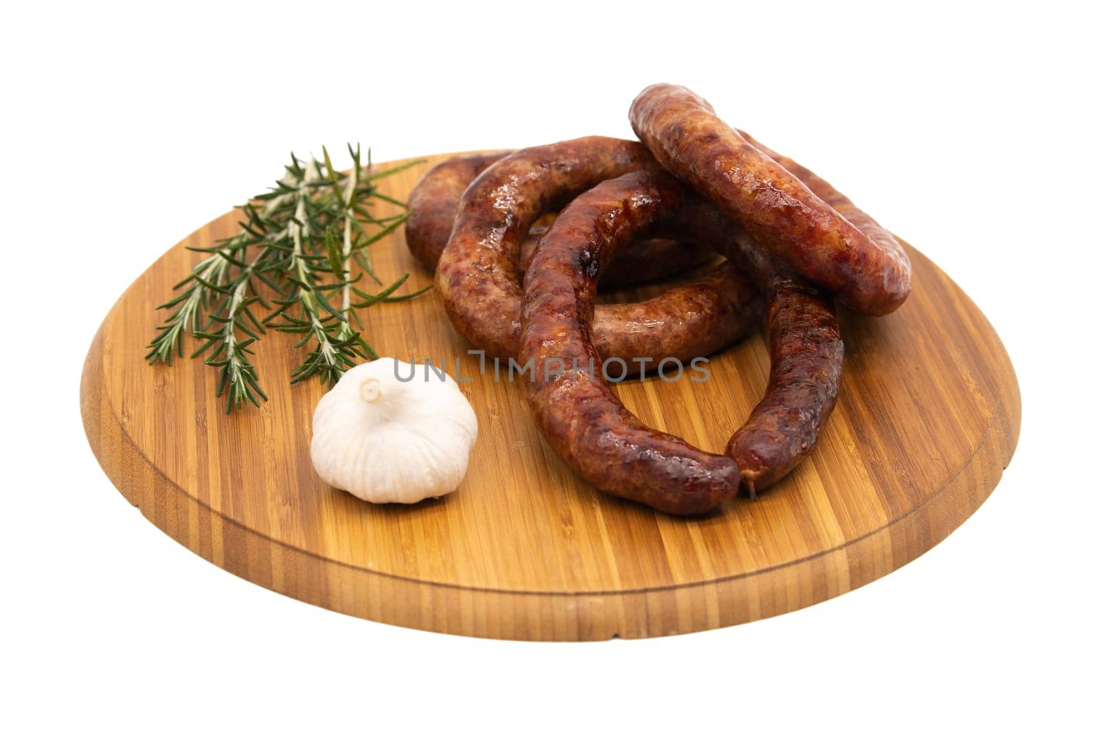 Cumberland sausage with Onion Rustic board