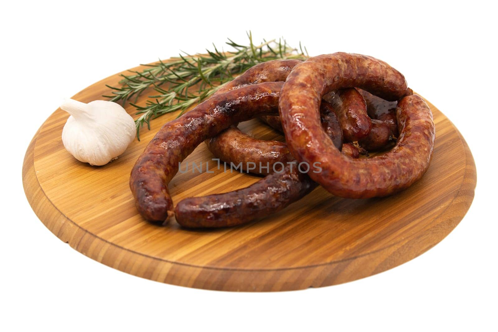 Cumberland sausage with Onion Rustic board