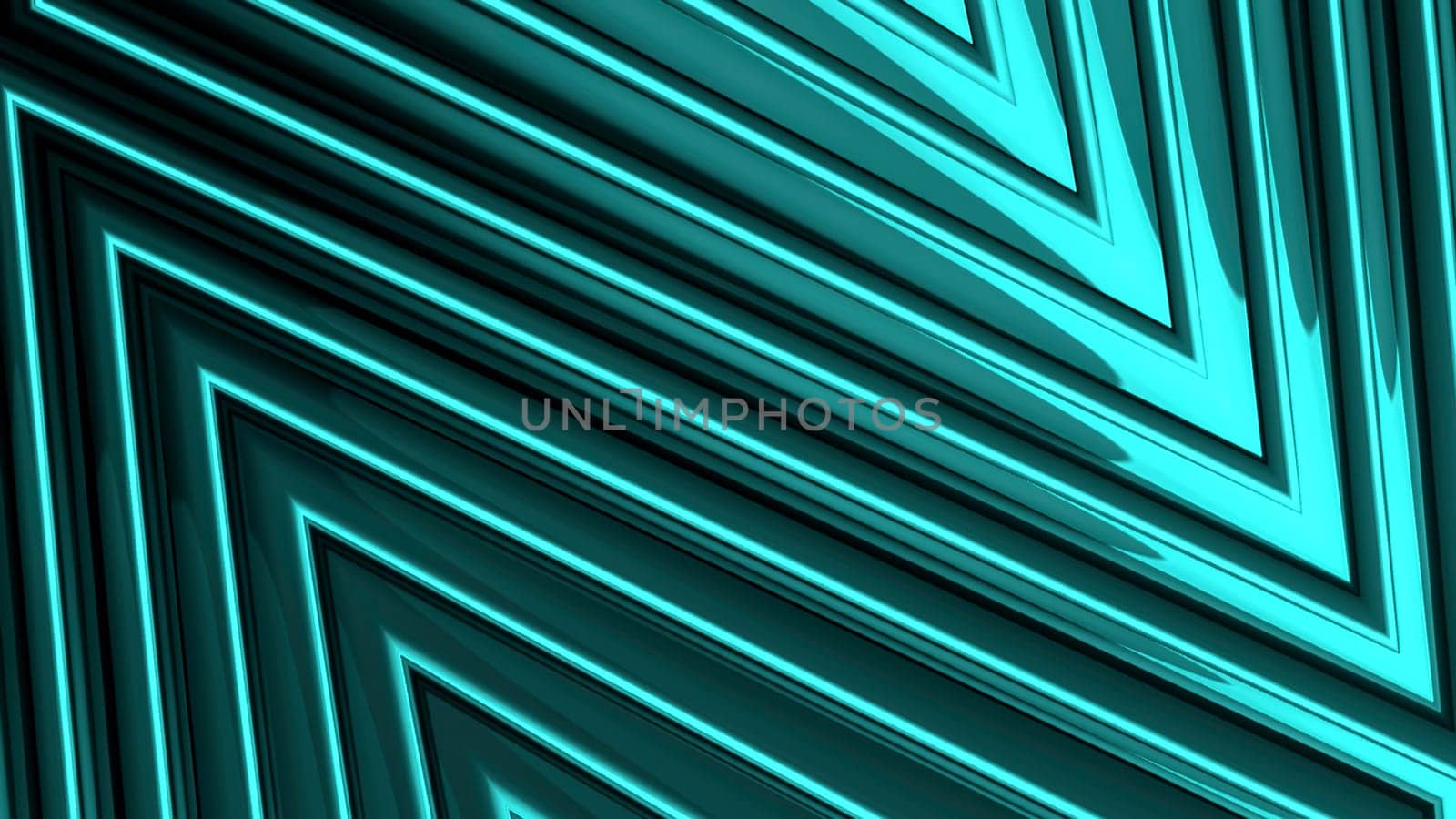 Blue and turquoise abstract. Motion. Beautiful green triangular blurry triangles that make up the pattern and flow to the right side. High quality 4k footage