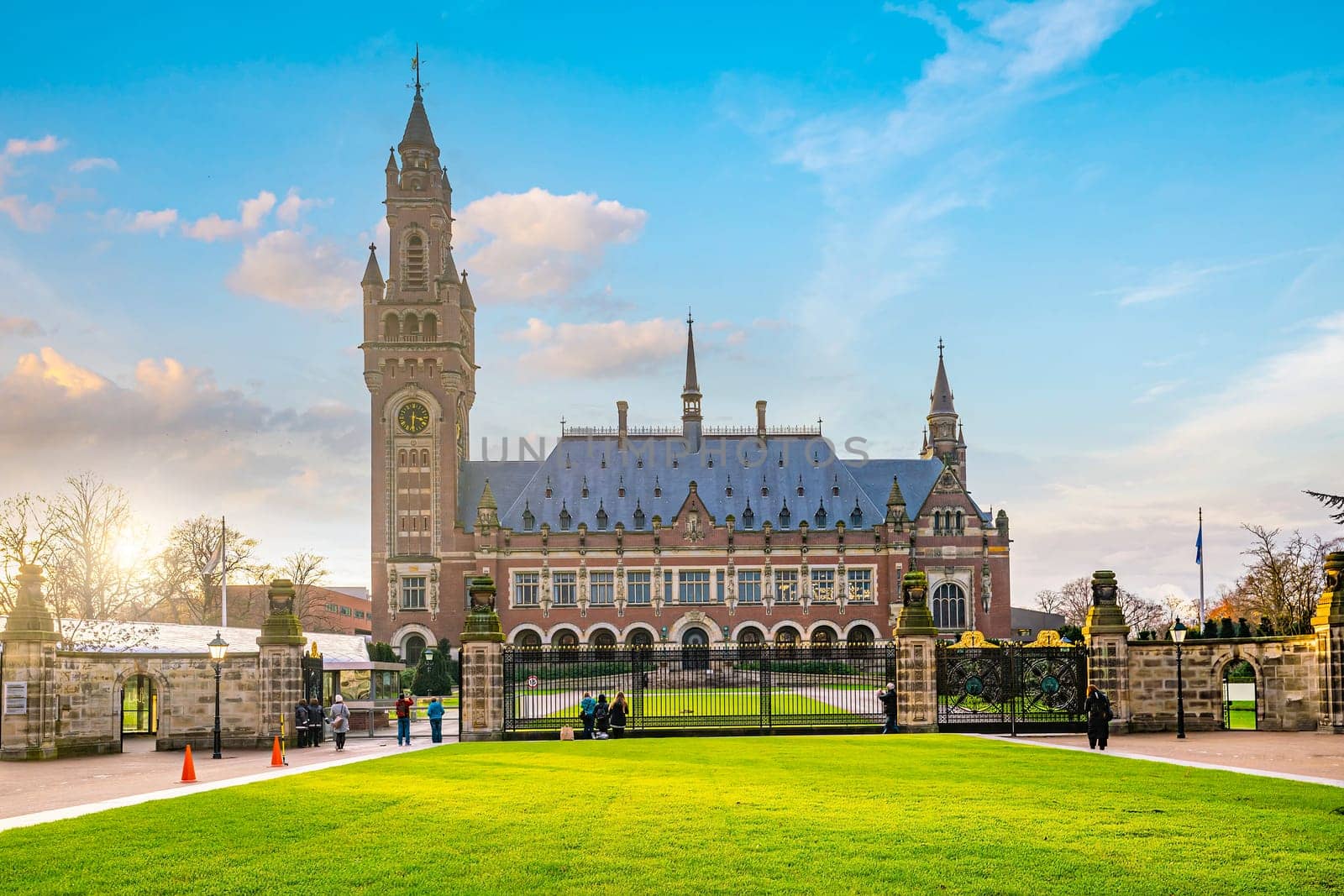 The International Court of Justice in the Peace Palace in Hague by f11photo