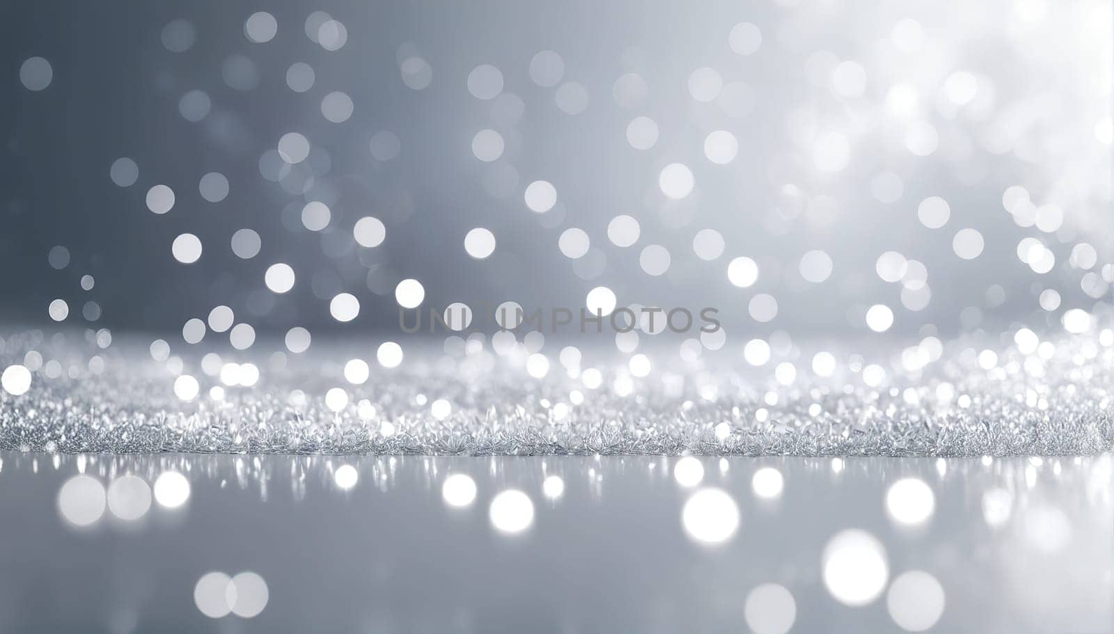 Abstract diffused festive holiday background of Christmas lights . Horizontal wallpaper. Copy space. used for digital decorative backgrounds, cards and holiday promotions.