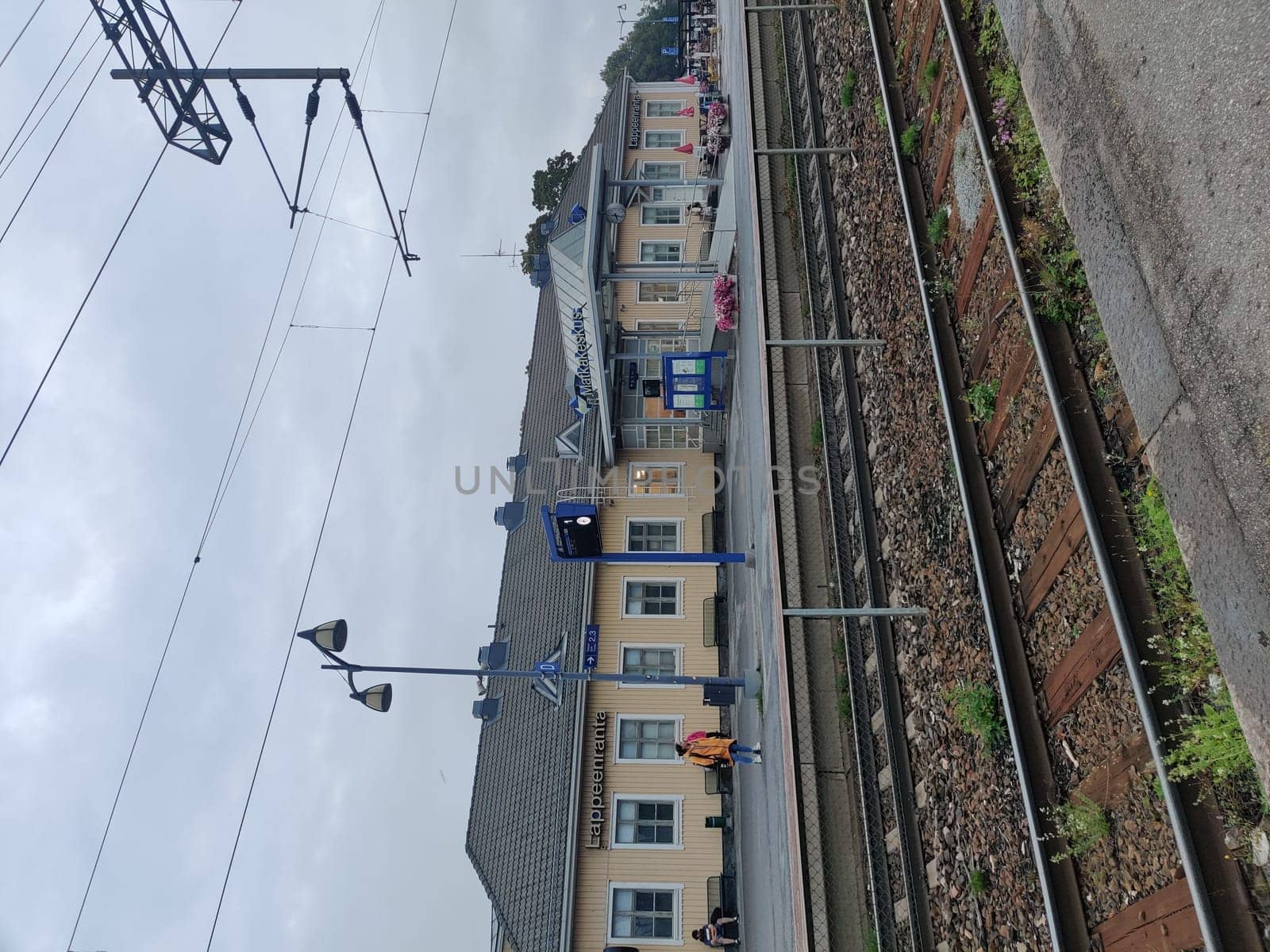 Lappeenranta, Finland, August 22 2024 - railway station view