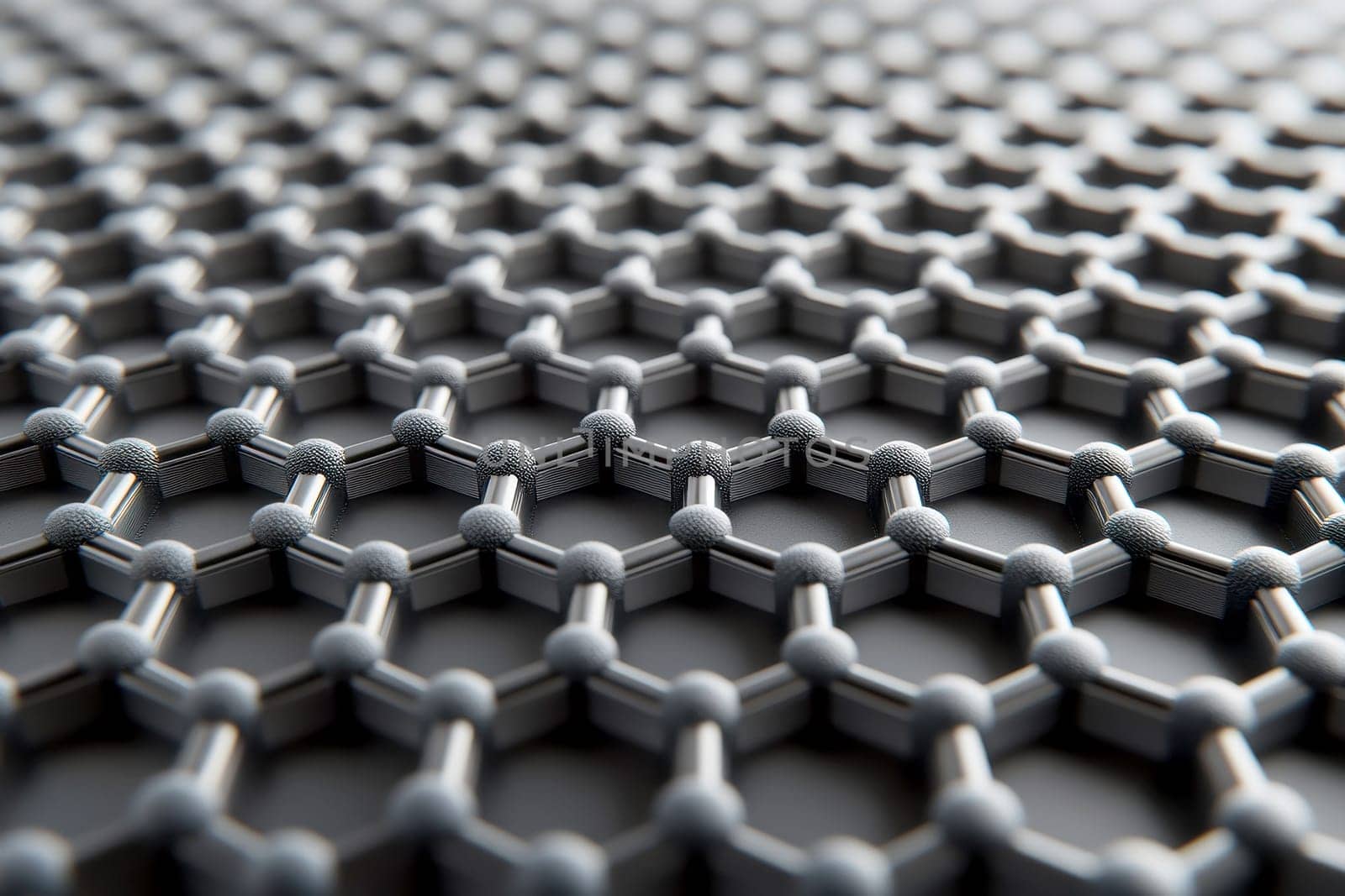 Graphene, a carbon allotrope consisting of a single layer of atoms arranged in a honeycomb planar --ar 3:2 --v 6.1 Job ID: 5e72eb8e-e9f0-401d-afe9-98a57d4f41e6