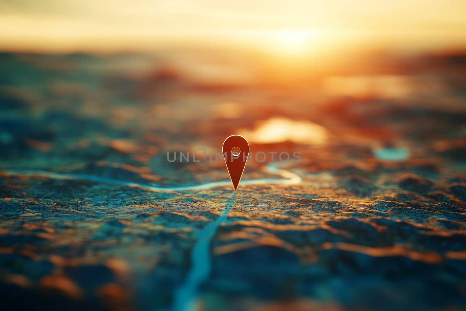 Map location marked with a pin, emphasizing navigation, adventure, discovery, communication, logistics, geography, transport, and travel themes. High quality illustration
