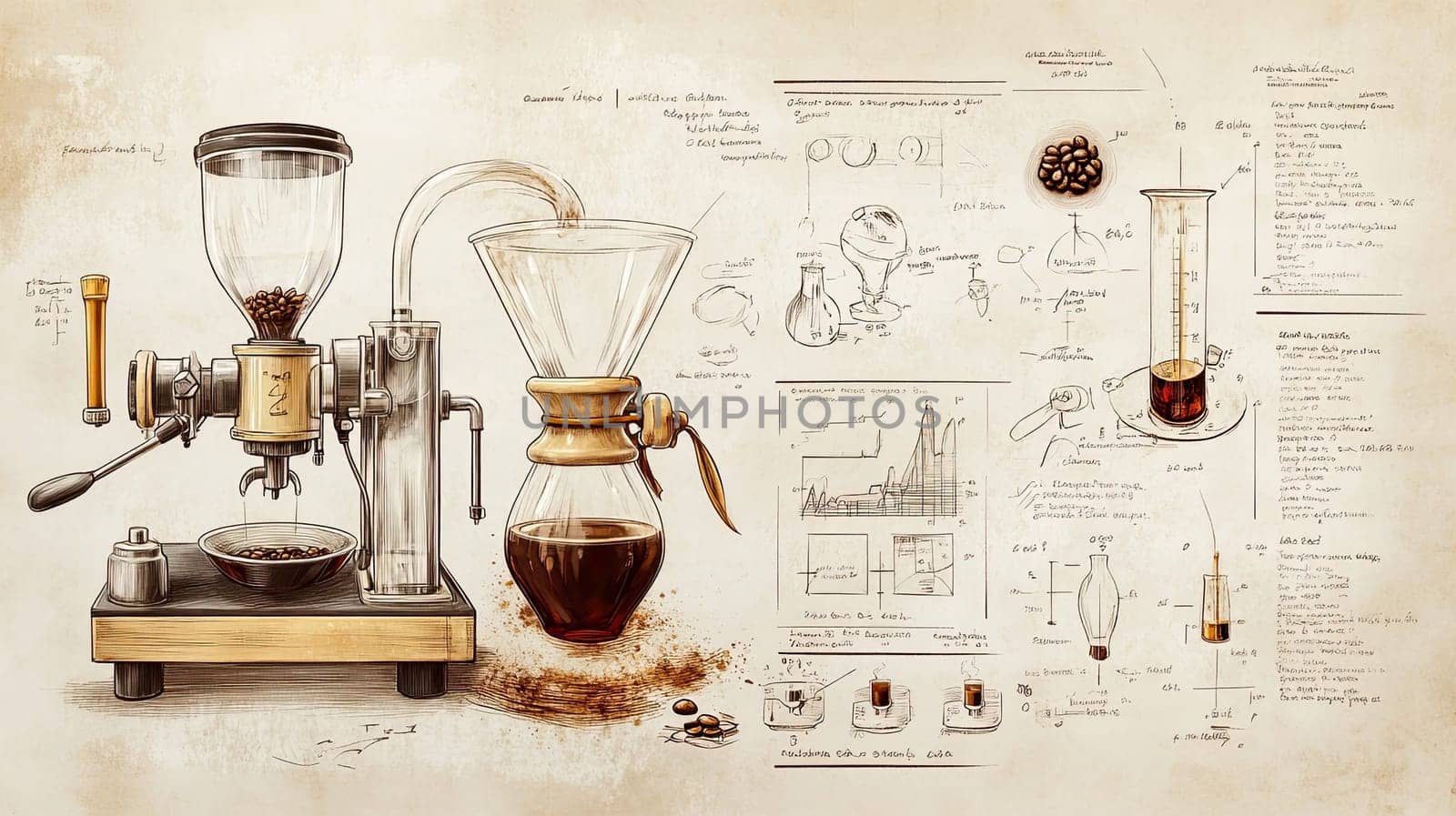 This infographic illustrates various coffee brewing methods, showcasing equipment and detailed processes for optimal coffee preparation and enjoyment.