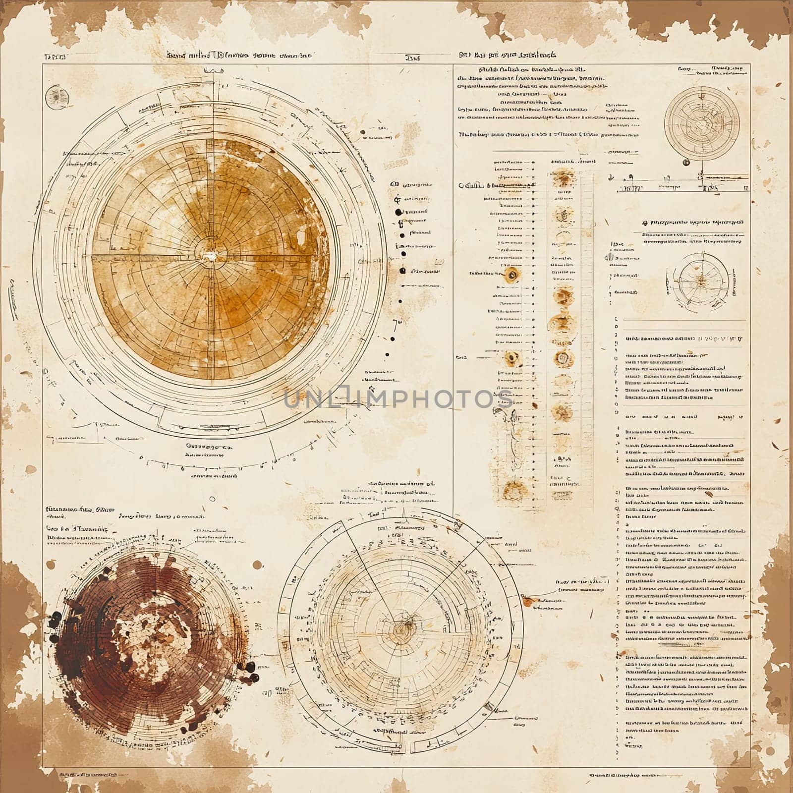 This infographic menu illustrates the diversity of celestial bodies in the solar system, showcasing their phases and characteristics.
