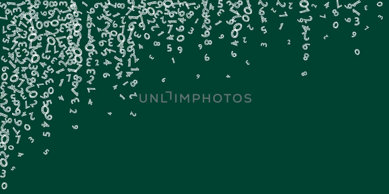 Scattered letters of latin alphabet. Colorful childish floating characters of English language. Foreign languages study concept. Back to school banner .