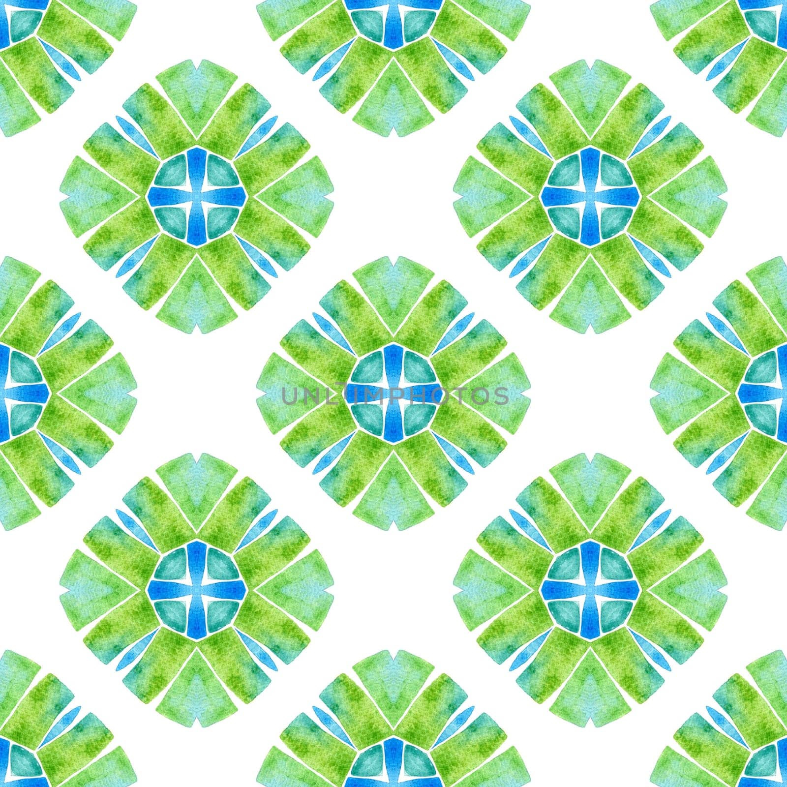 Hand drawn tropical seamless border. Green delightful boho chic summer design. Tropical seamless pattern. Textile ready sightly print, swimwear fabric, wallpaper, wrapping.