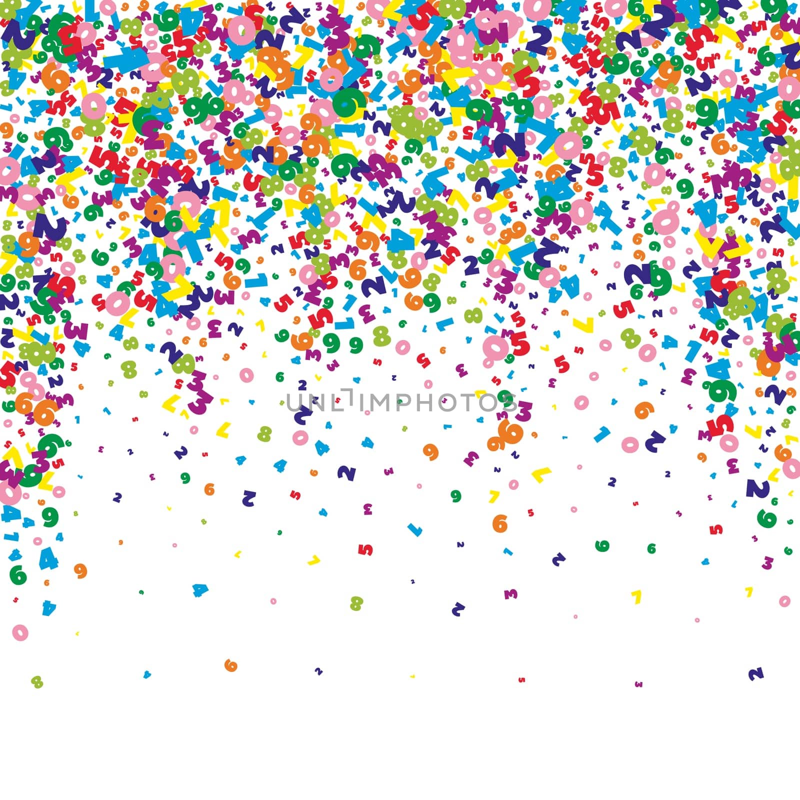 Flying latin letters. Colorful childish scattered charachters of English alphabet. Foreign languages study concept. Back to school banner .