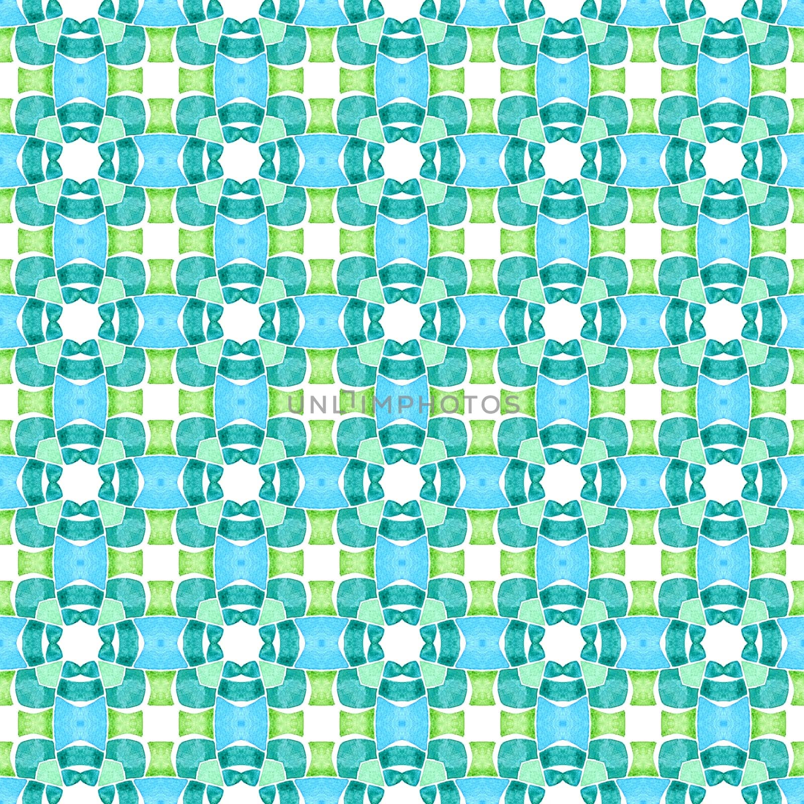 Repeating striped hand drawn border. Green mind-blowing boho chic summer design. Textile ready ravishing print, swimwear fabric, wallpaper, wrapping. Striped hand drawn design.