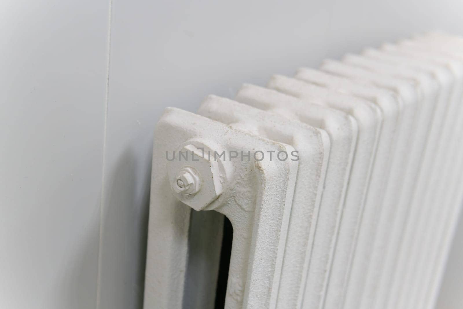 metal iron white heater home battery heat equipment house radiator interior domestic warm
