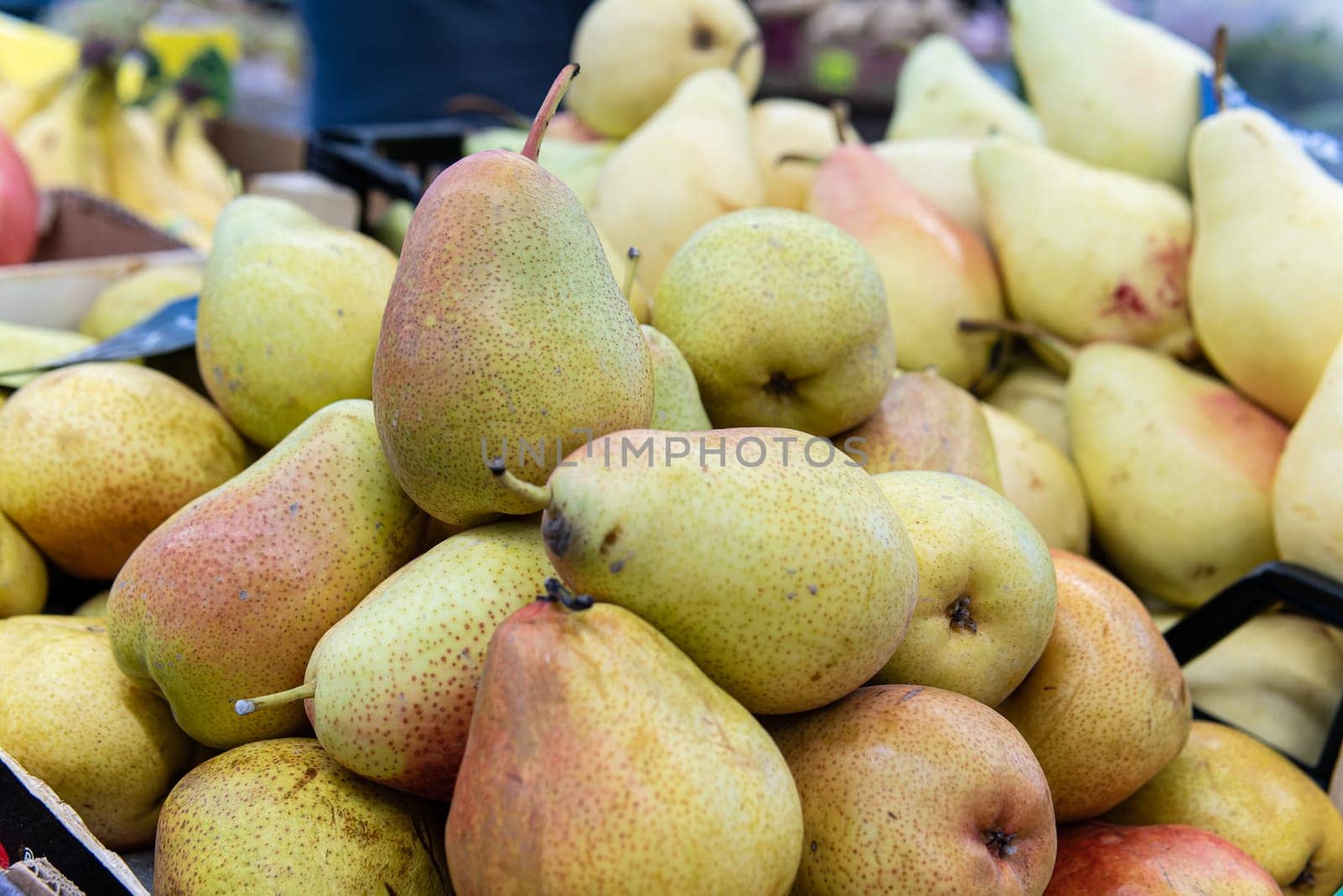 fruit agriculture fresh background copy space freshness closeup crop bunch food diet pear ripe
