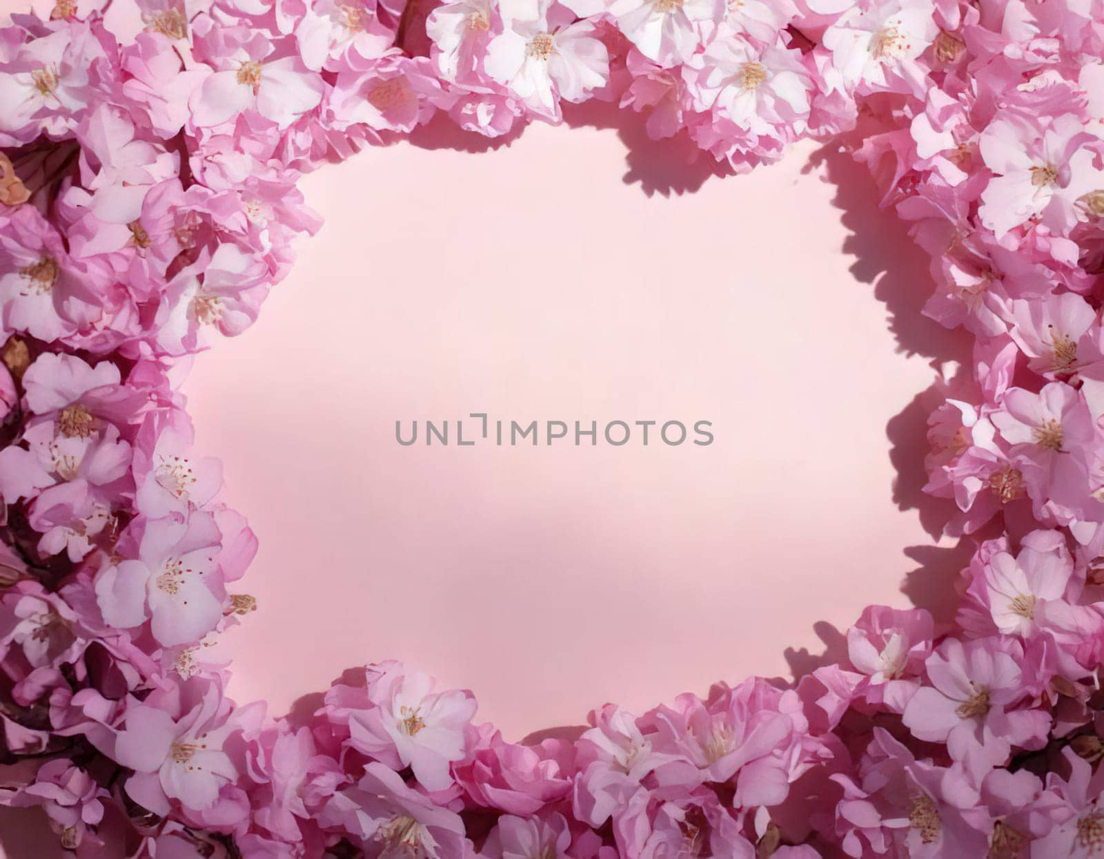 Breathtaking Beauty of Spring. Special Occasion Floral Template. Pastel Colors and Blank Space Floral Frame. Perfect Design for Invitations, Special Occasions and Celebrations. A delicate floral frame designed in soft pastel tones provides the perfect backdrop for invitations, cards, announcements or congratulatory messages. Featuring vibrantly colored flowers, this elegant yet simple design includes a large blank space in the center for adding text. Perfect for special occasions, wedding invitations, birthday cards or social media sharing.