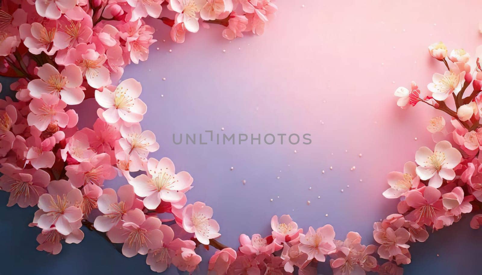 Breathtaking Beauty of Spring. Special Occasion Floral Template. Pastel Colors and Blank Space Floral Frame. Perfect Design for Invitations, Special Occasions and Celebrations. A delicate floral frame designed in soft pastel tones provides the perfect backdrop for invitations, cards, announcements or congratulatory messages. Featuring vibrantly colored flowers, this elegant yet simple design includes a large blank space in the center for adding text. Perfect for special occasions, wedding invitations, birthday cards or social media sharing.