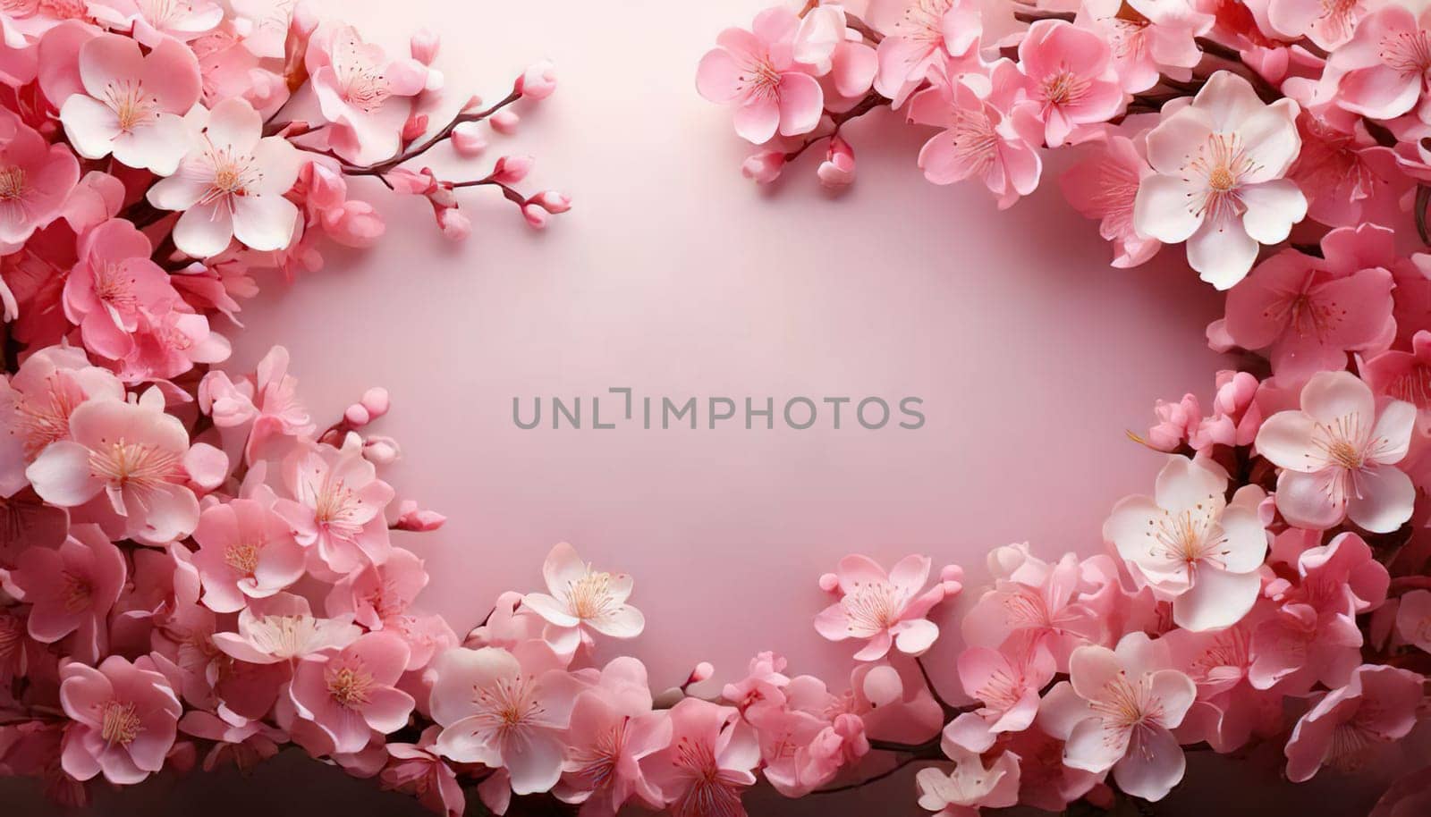 Breathtaking Beauty of Spring. Special Occasion Floral Template. Pastel Colors and Blank Space Floral Frame. Perfect Design for Invitations, Special Occasions and Celebrations. A delicate floral frame designed in soft pastel tones provides the perfect backdrop for invitations, cards, announcements or congratulatory messages. Featuring vibrantly colored flowers, this elegant yet simple design includes a large blank space in the center for adding text. Perfect for special occasions, wedding invitations, birthday cards or social media sharing.